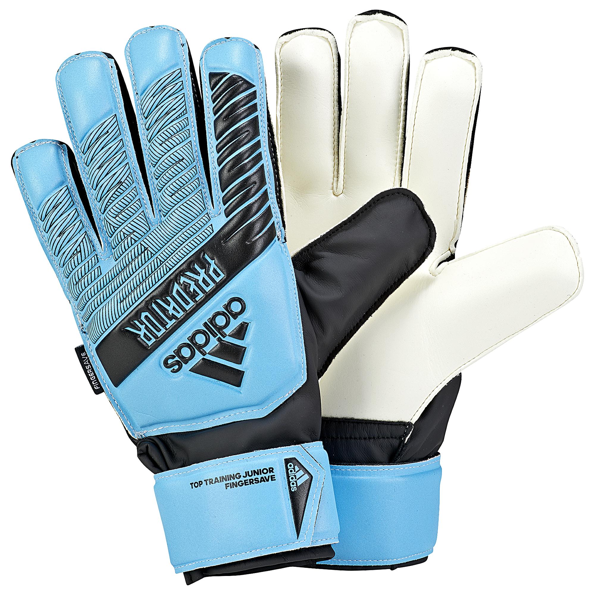 adidas Synthetic Predator Fingersave Junior Gk Gloves in Black for Men - Lyst