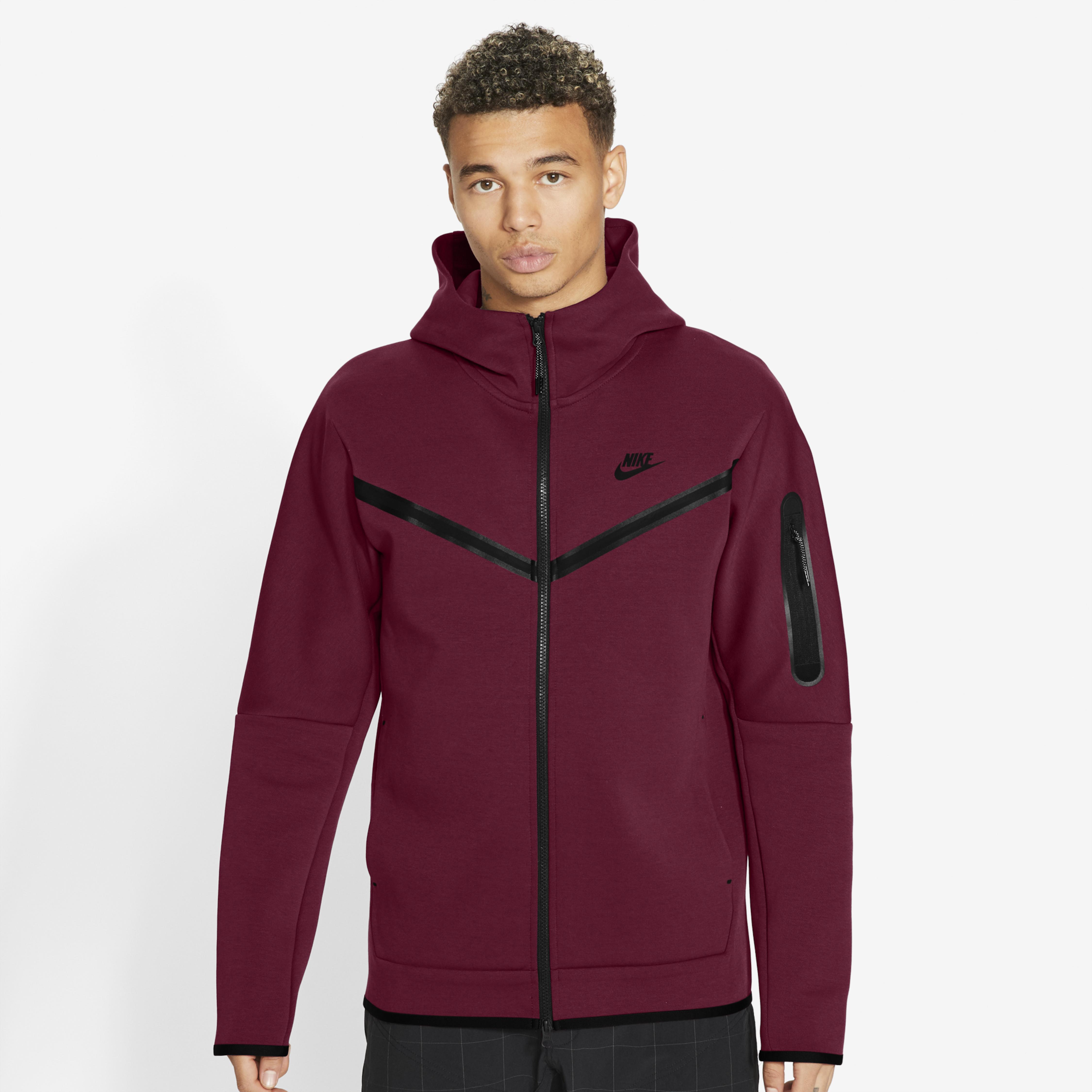 purple tech fleece jacket