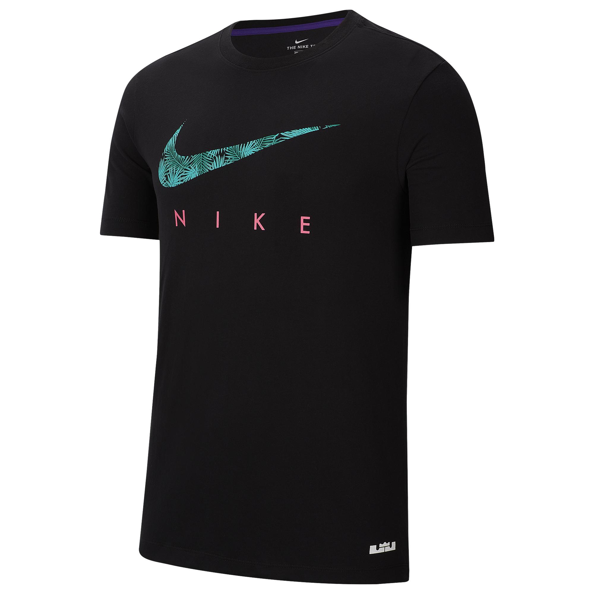 Nike Cotton Lebron South Beach T-shirt in Black for Men | Lyst