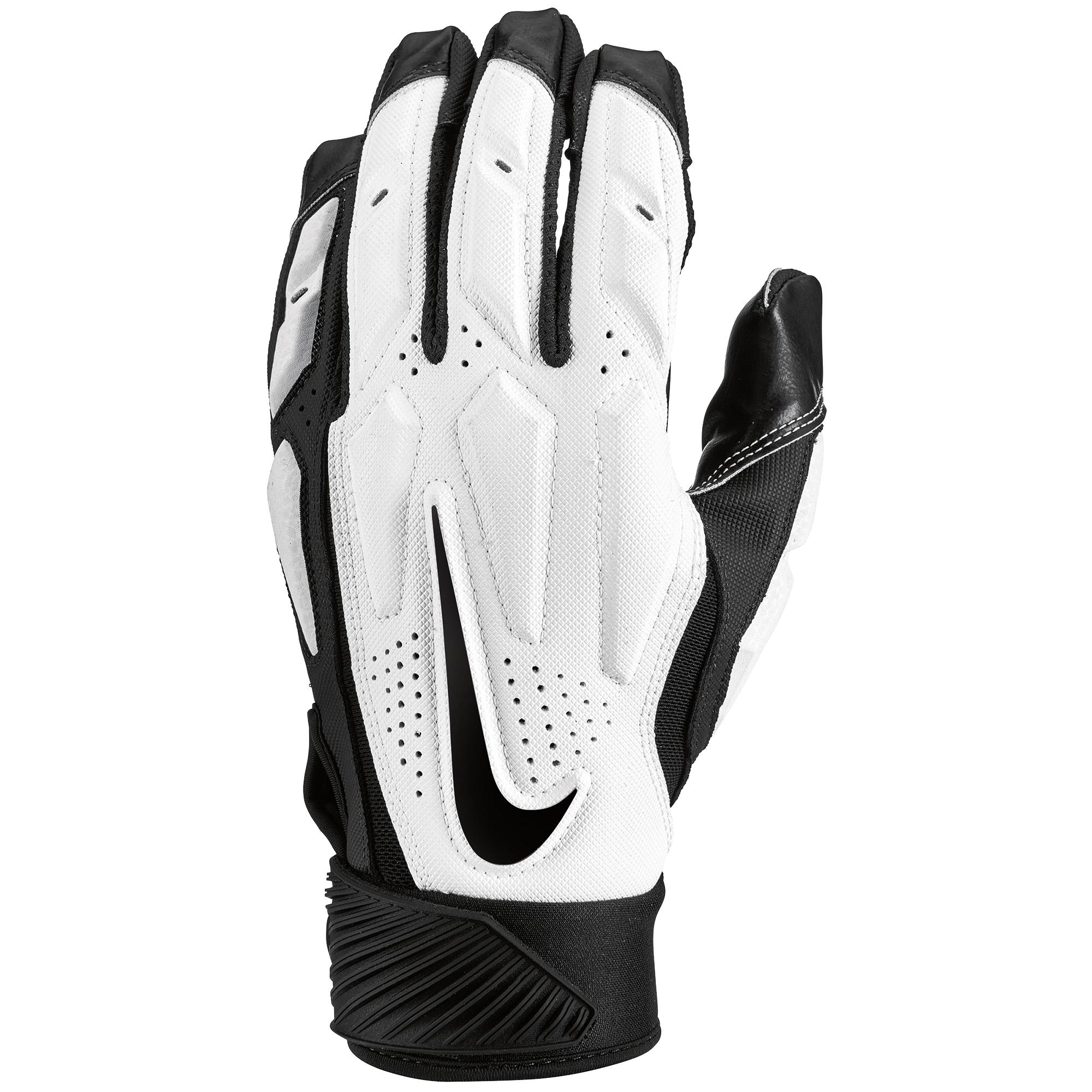 white nike lineman gloves