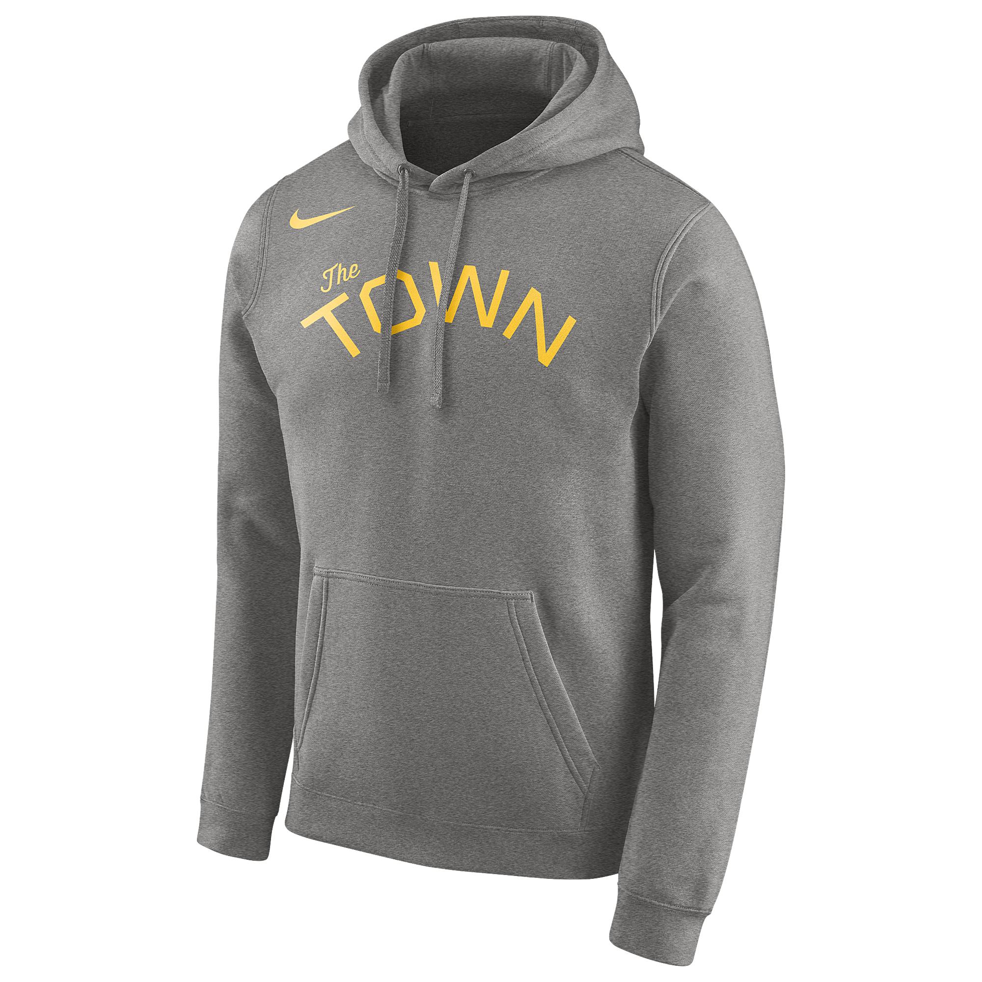 warriors the town hoodie nike