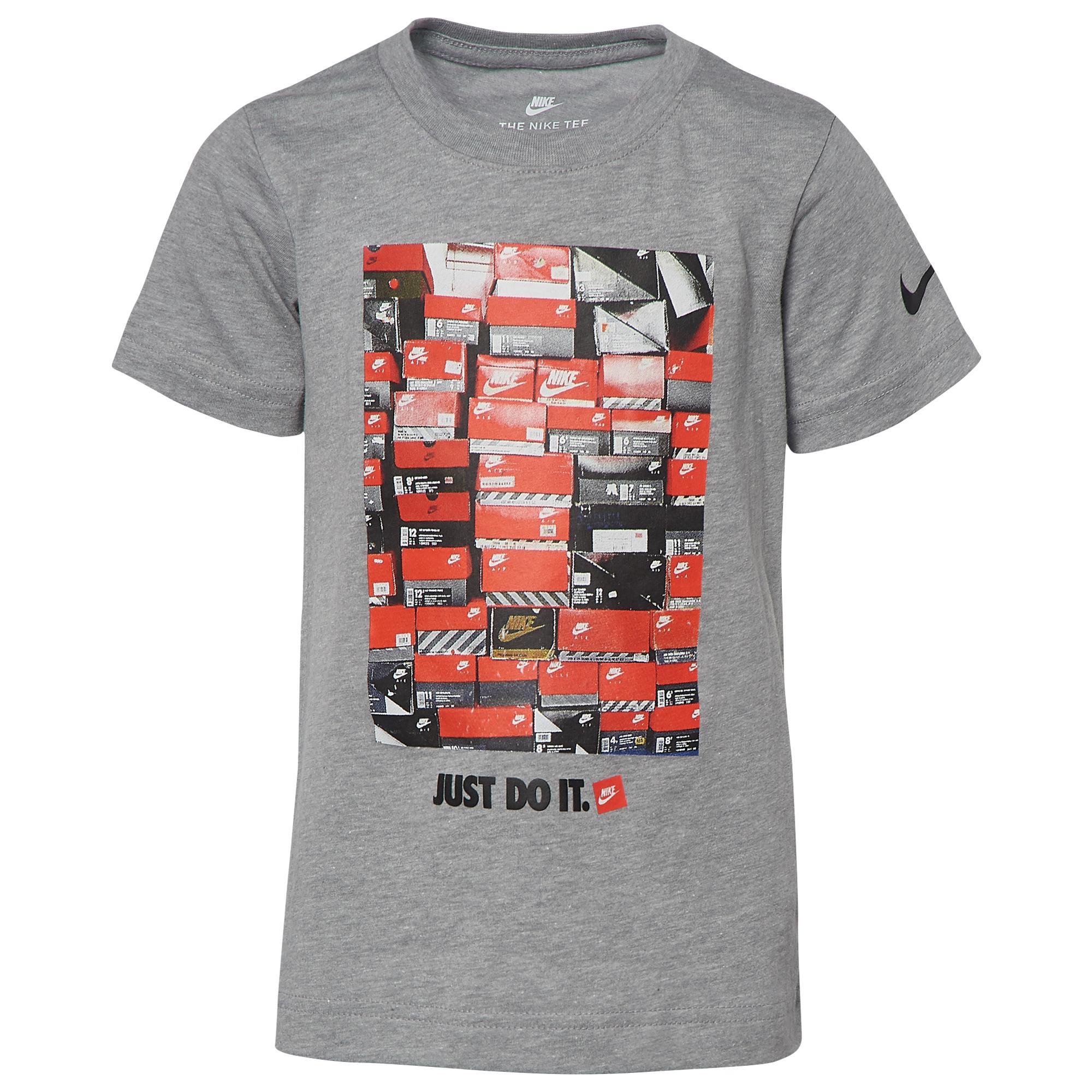 Nike Cotton Jdi Shoebox T-shirt in Gray for Men - Lyst