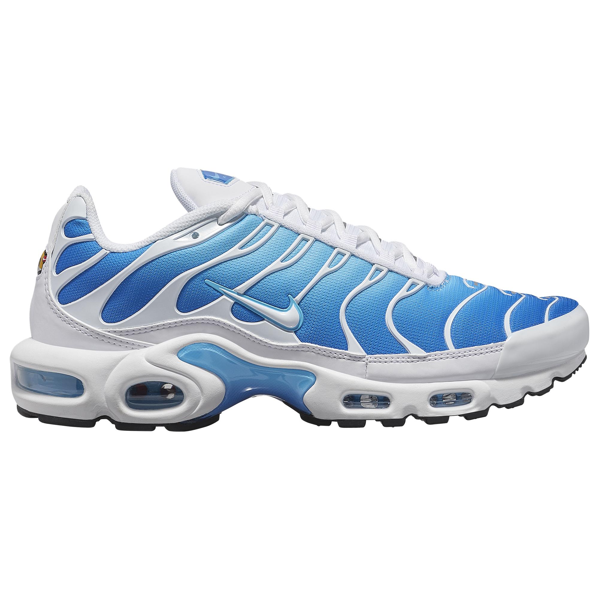 Nike Leather Air Max Plus Running Shoes in Blue for Men - Lyst