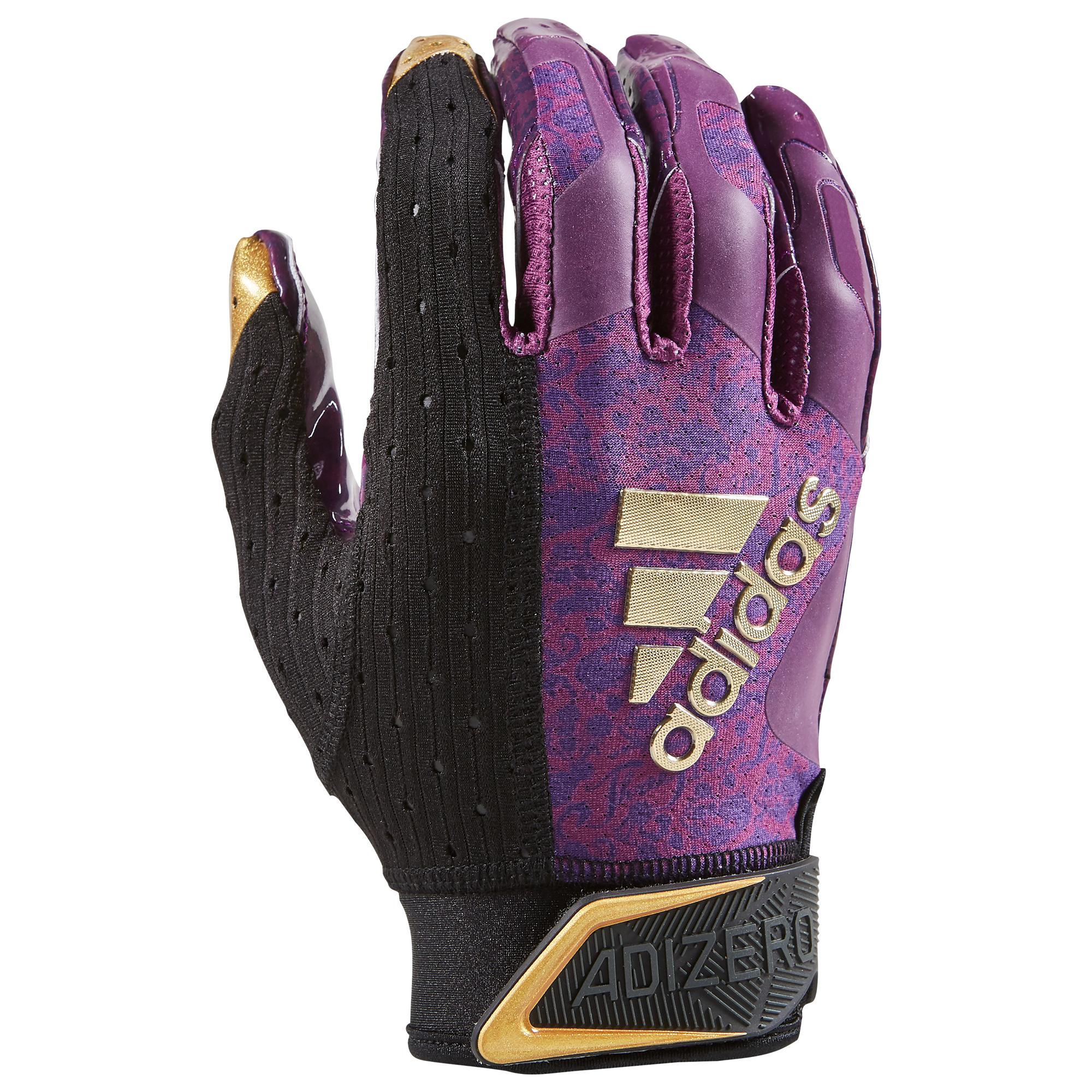 purple adidas gloves