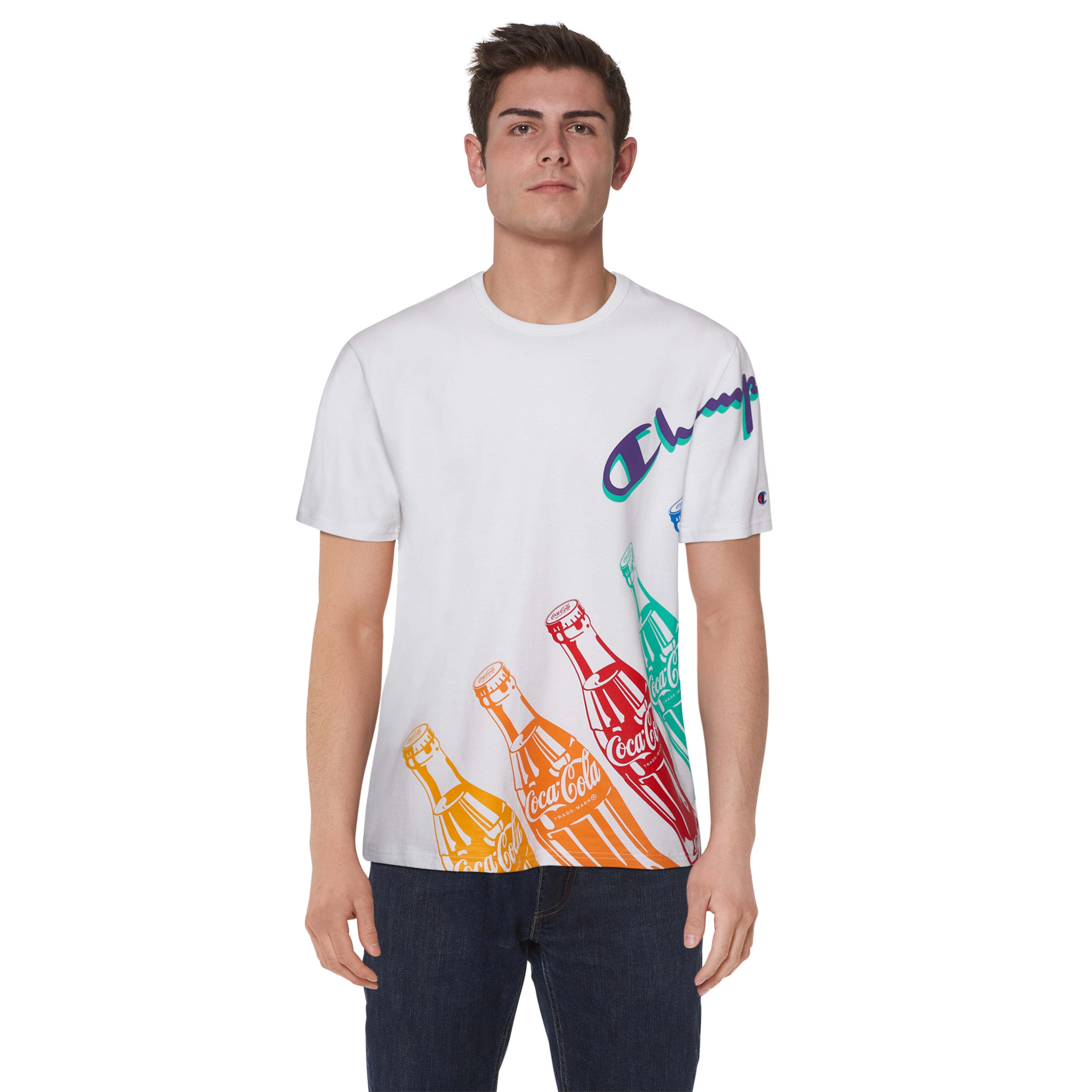 coca cola shirt white