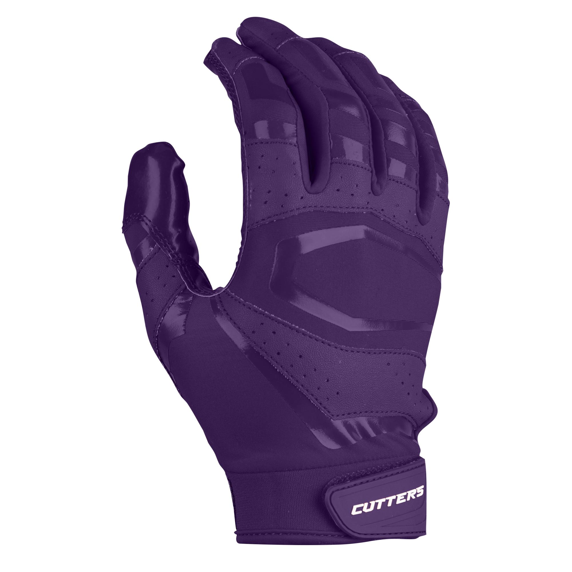 purple receiver gloves