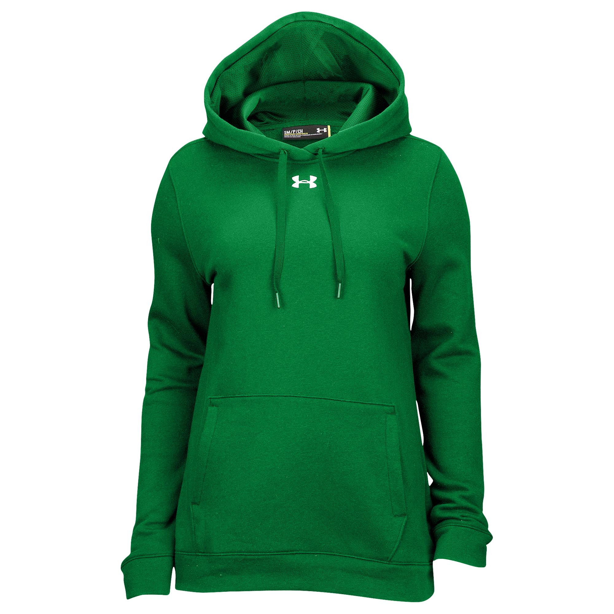 Under Armour Team Hustle Fleece Hoodie in Green Lyst