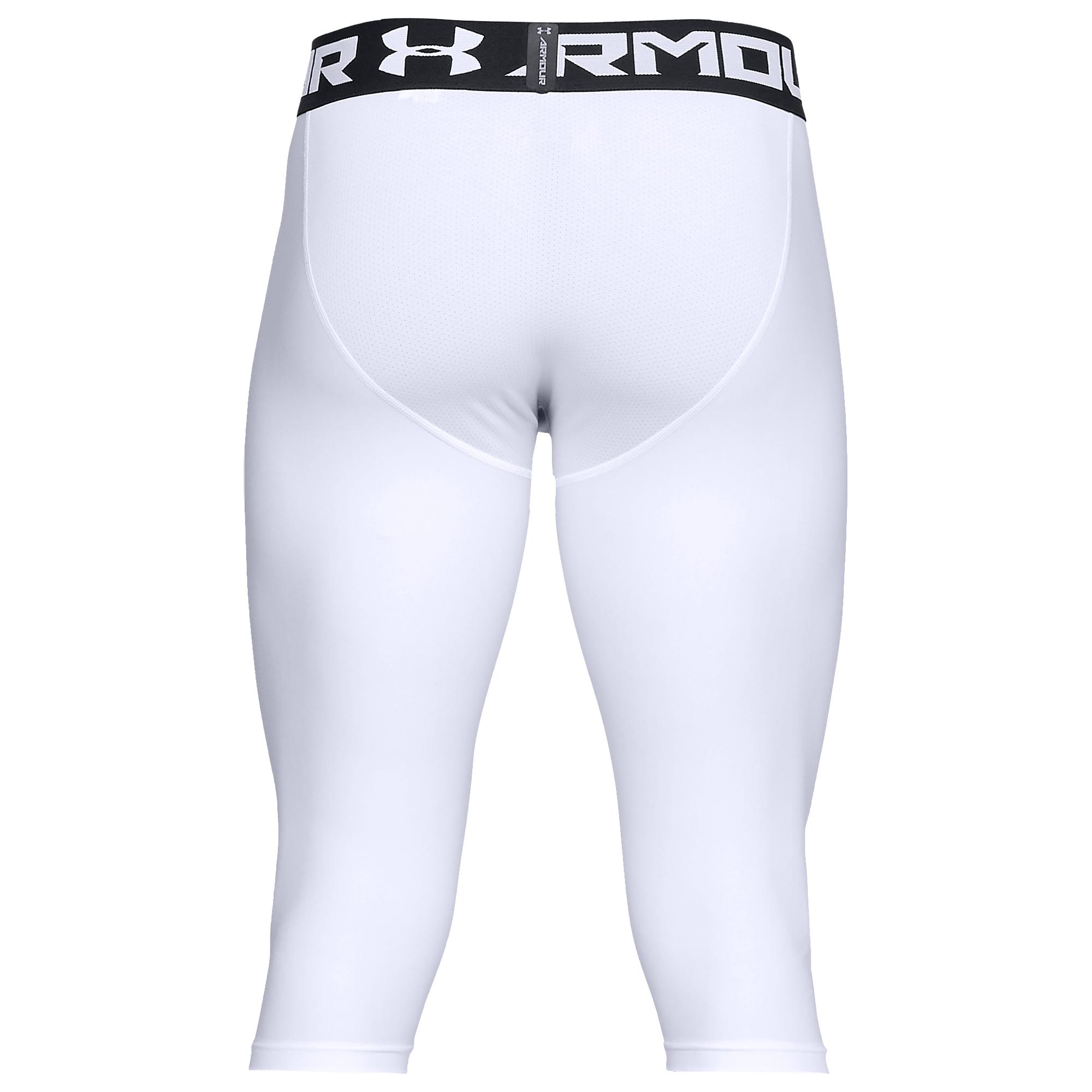 Under Armour Baseline Knee Tights in White/Black (White) for Men - Lyst