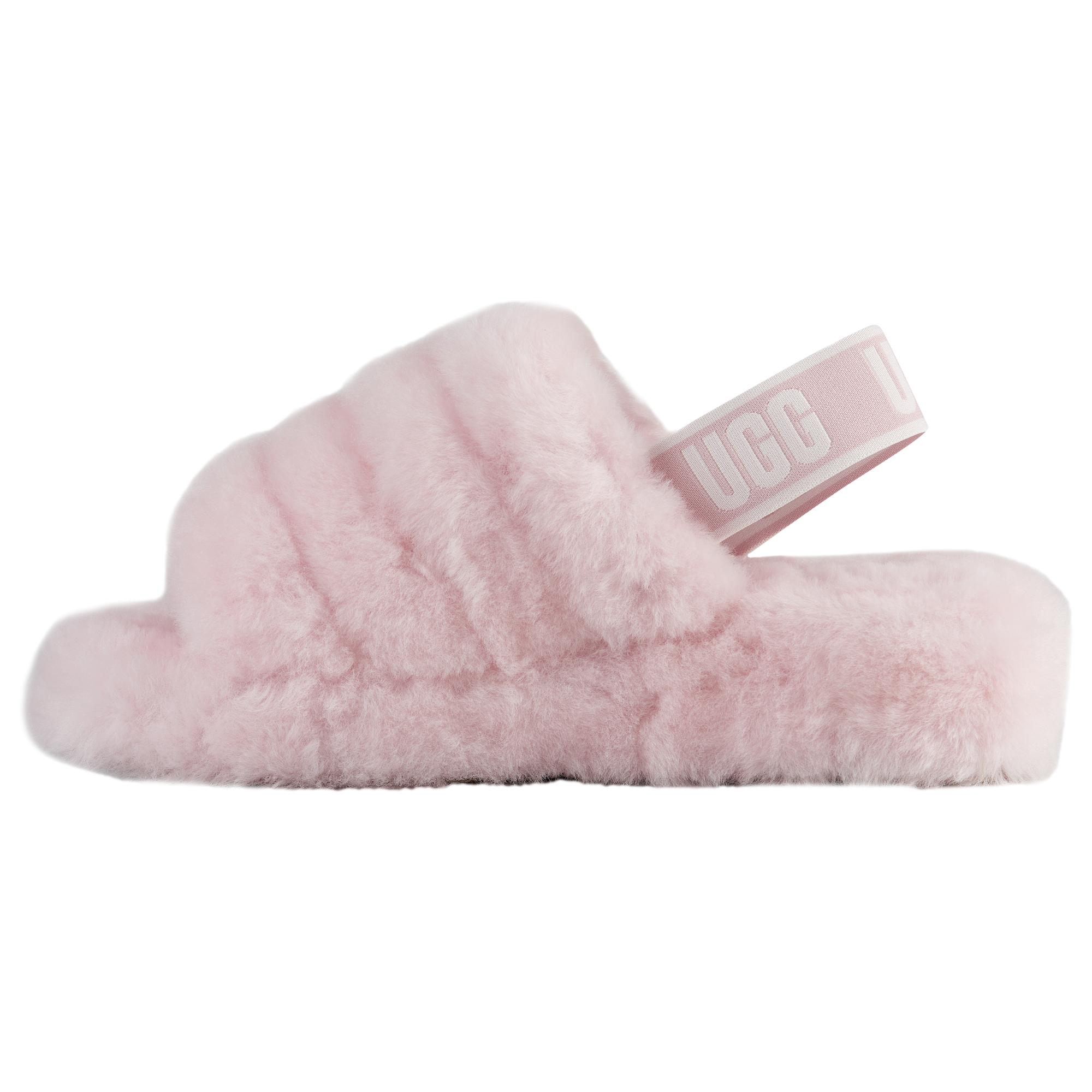 fluff yeah slide seashell pink