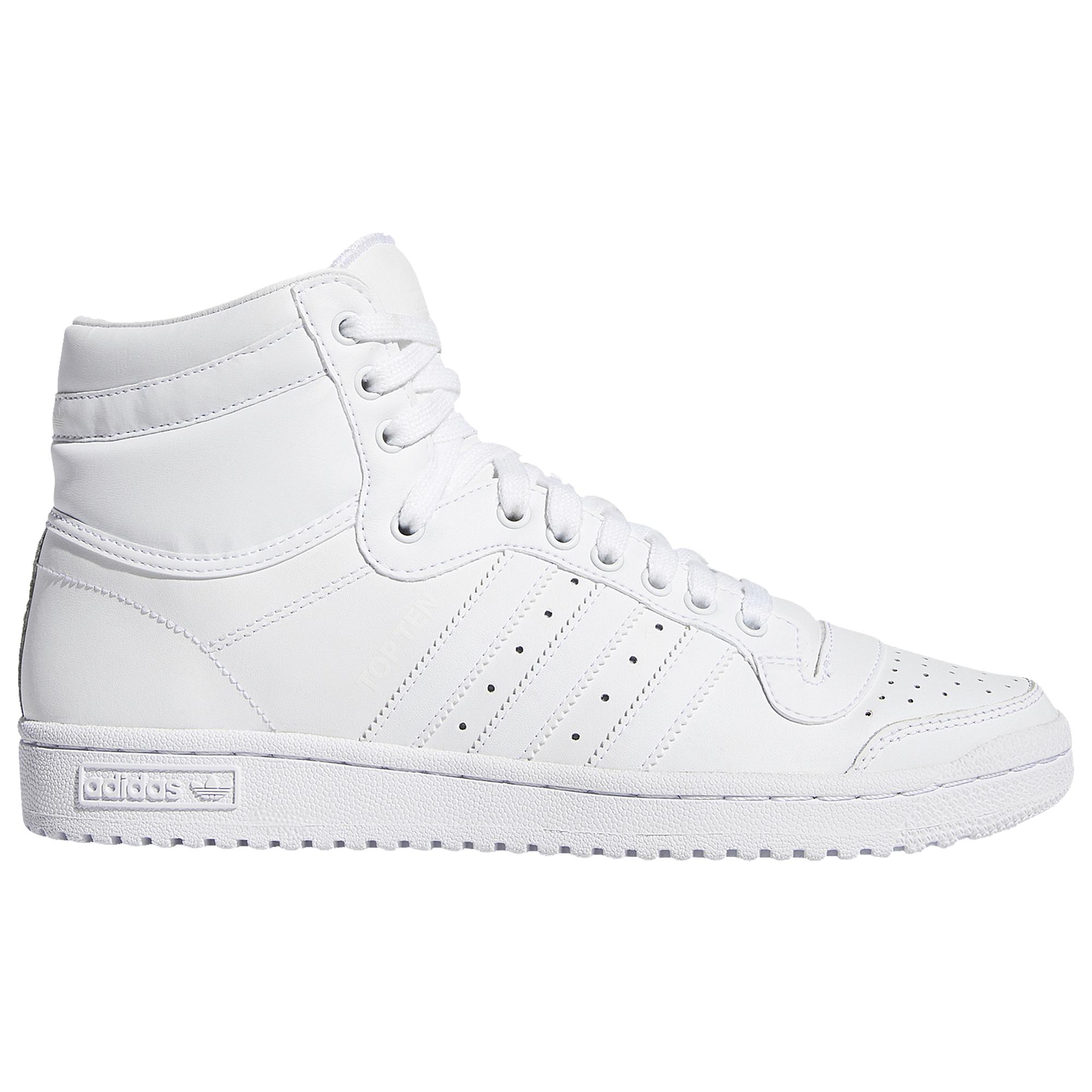 Top Ten Hi Basketball Shoes in White 