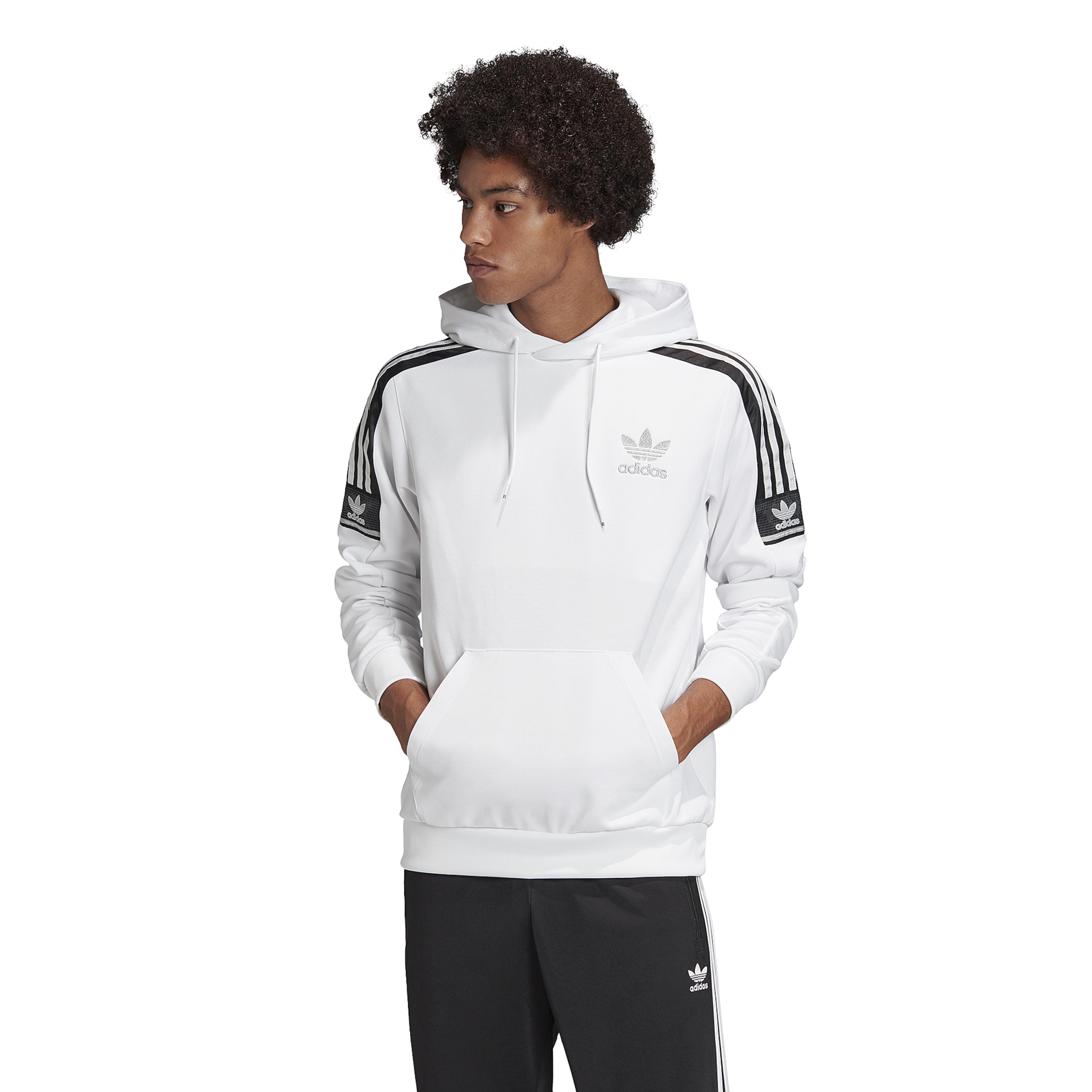 adidas Originals Synthetic Chile Hoodie in White/Black (White) for Men -  Lyst