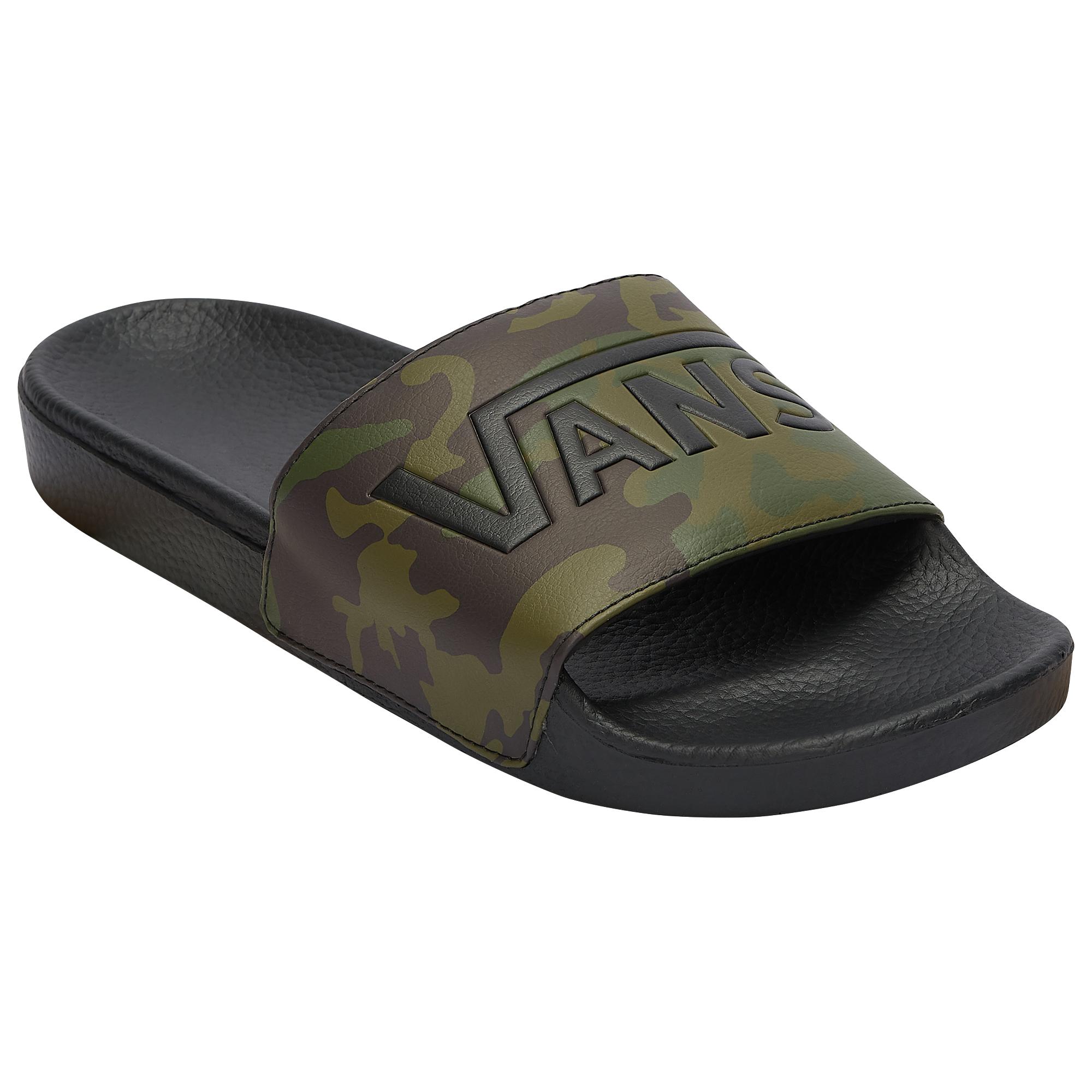 green slide on vans