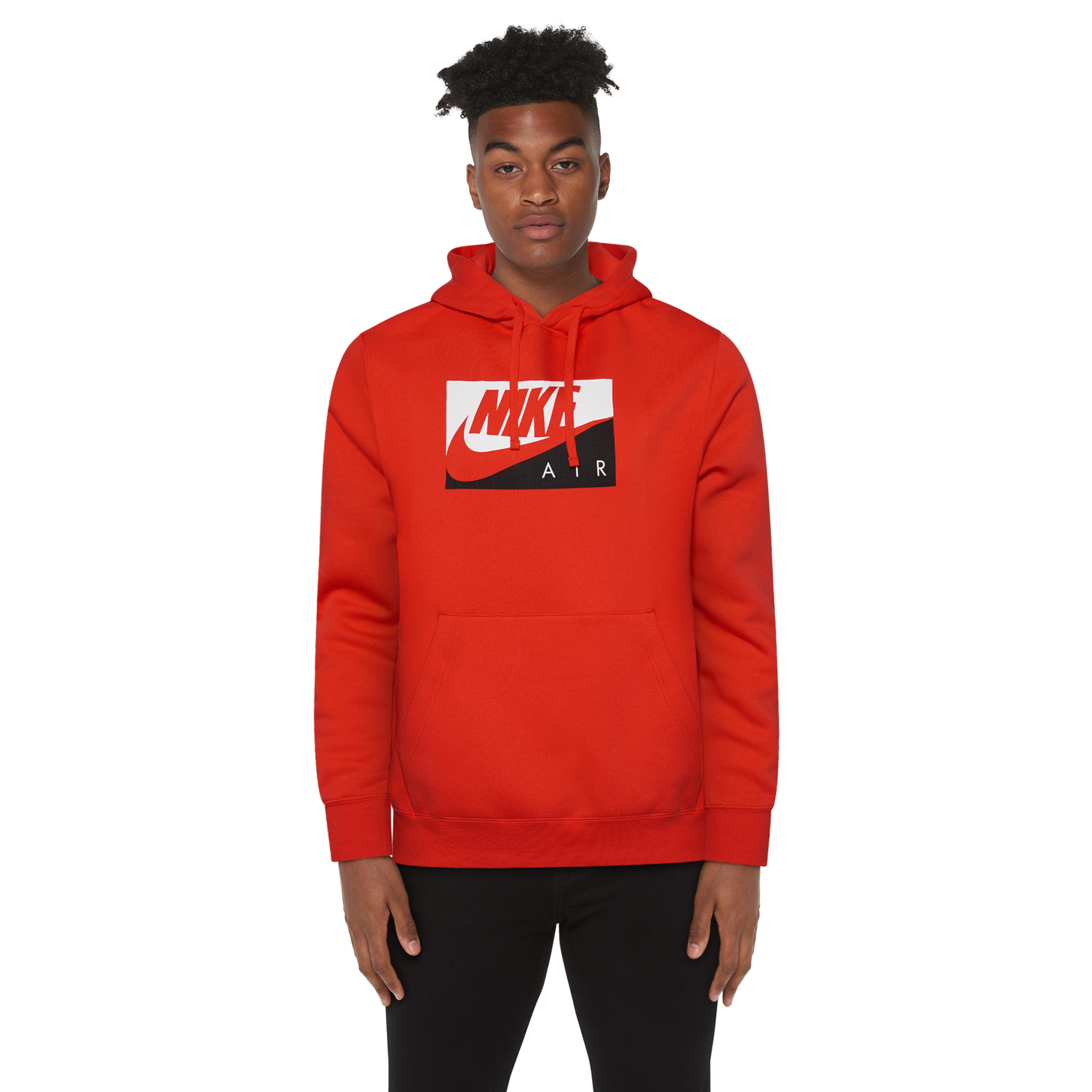 red nike air sweater