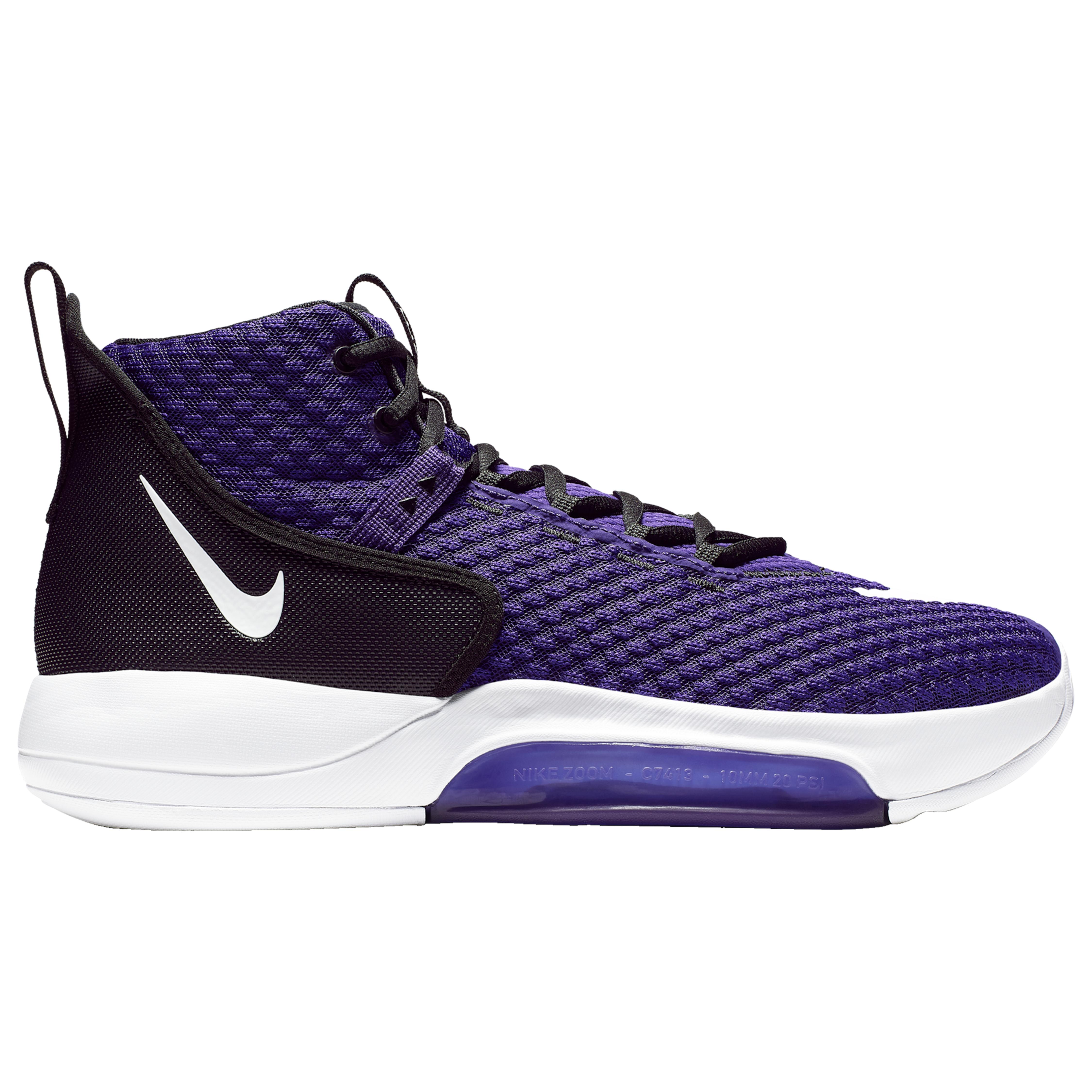 mens purple basketball shoes