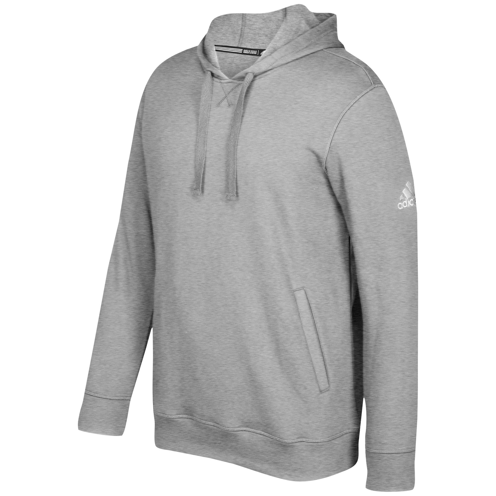 adidas Team Fleece Hoodie in Gray for Men - Lyst