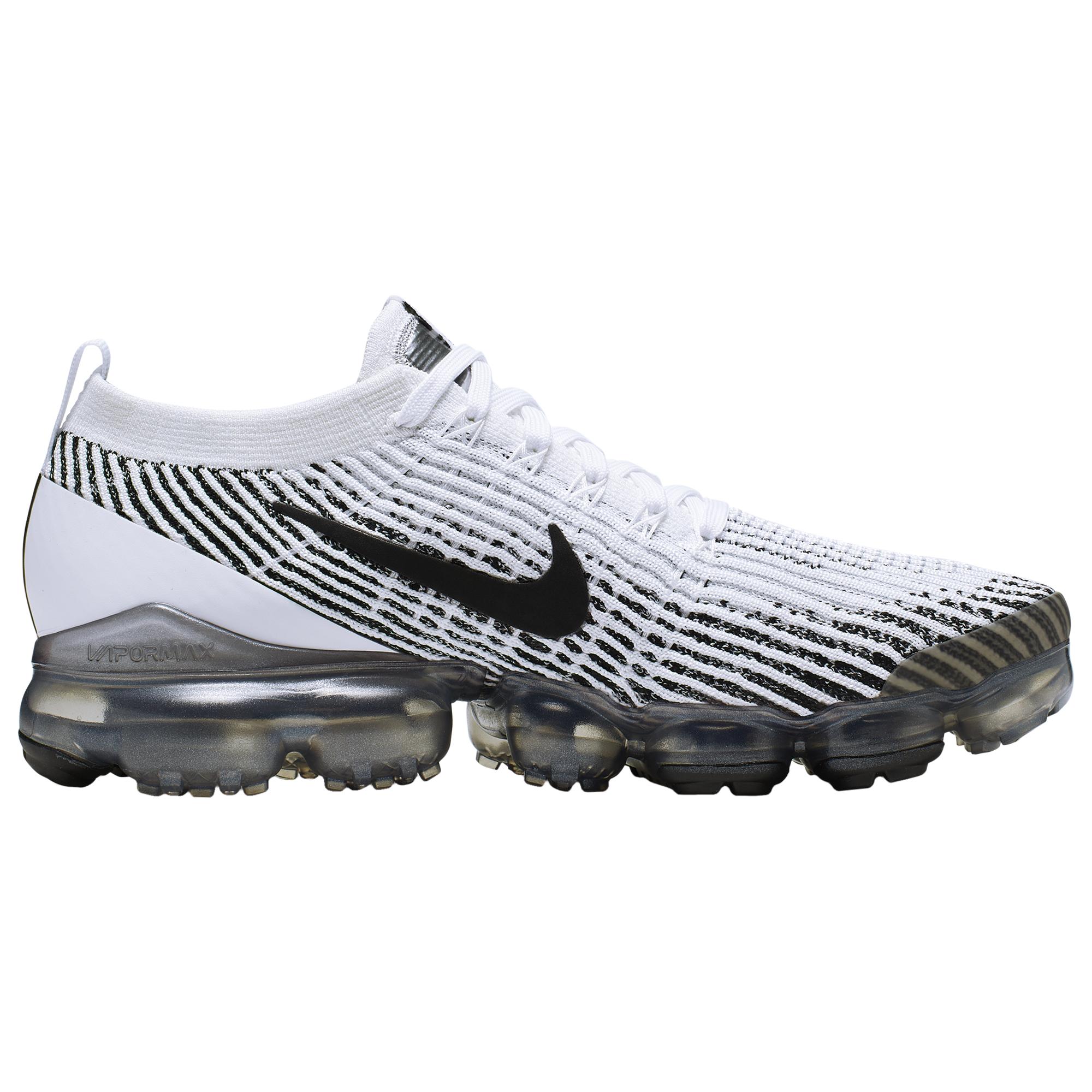nike vapormax flyknit 3 white and black