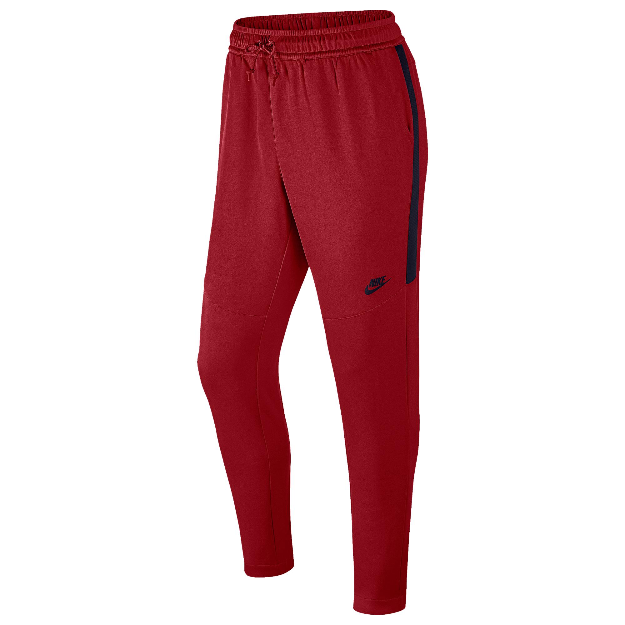 red nike pants men