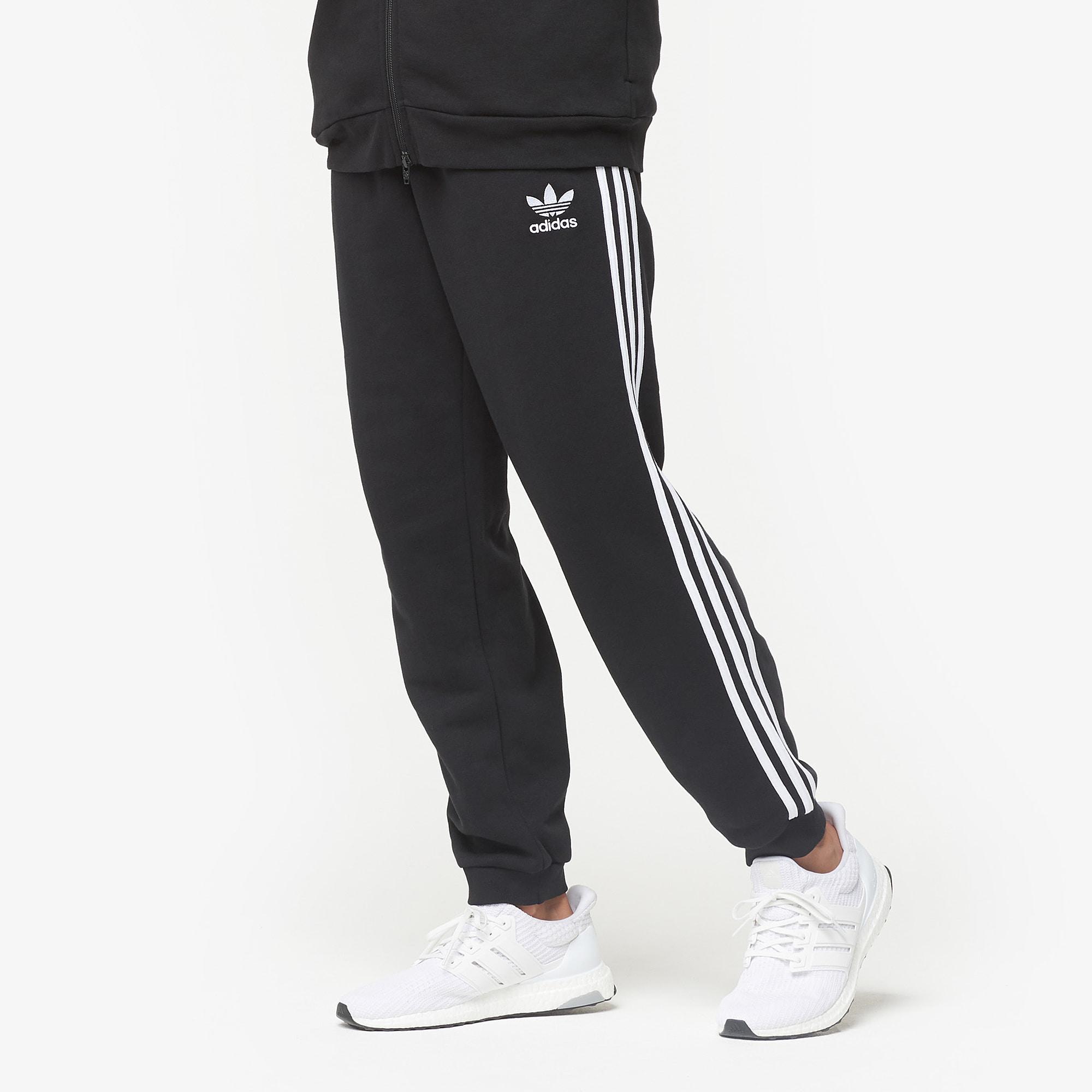 adidas originals three stripe fleece pant