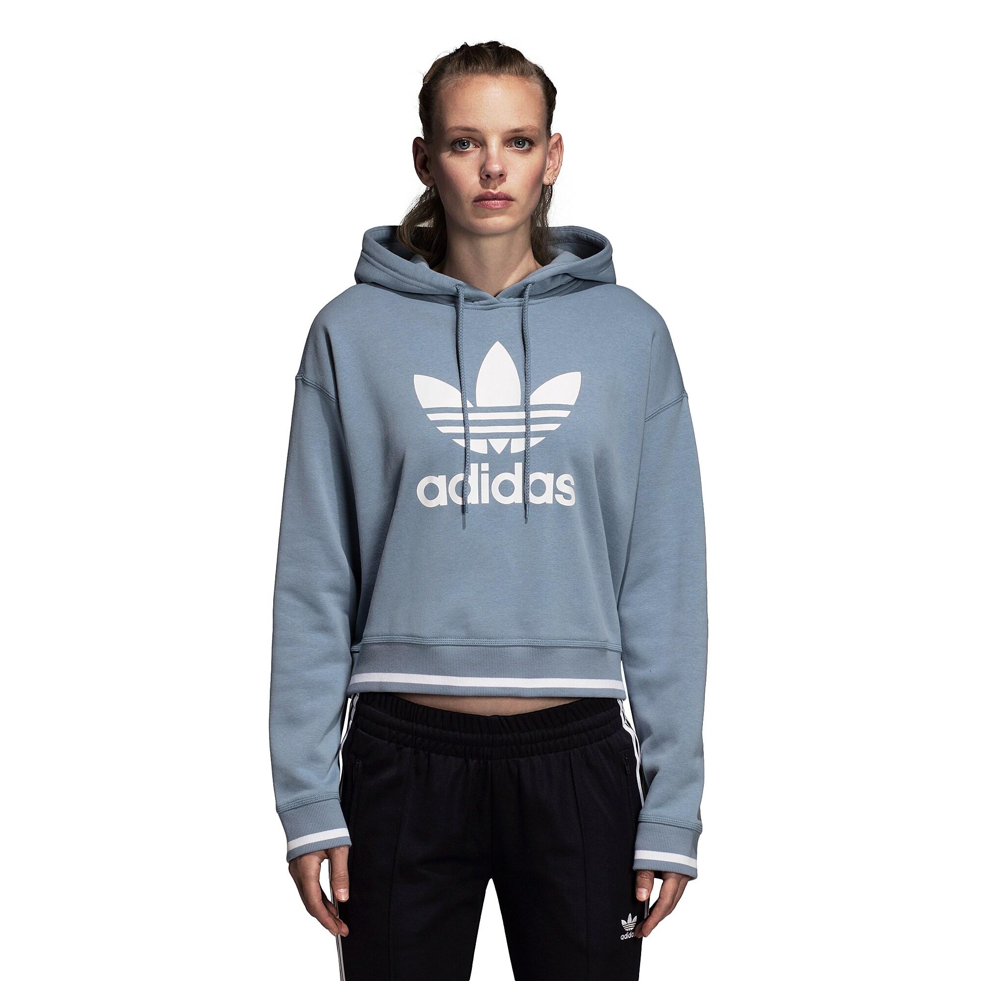 adidas active icons cropped hoodie