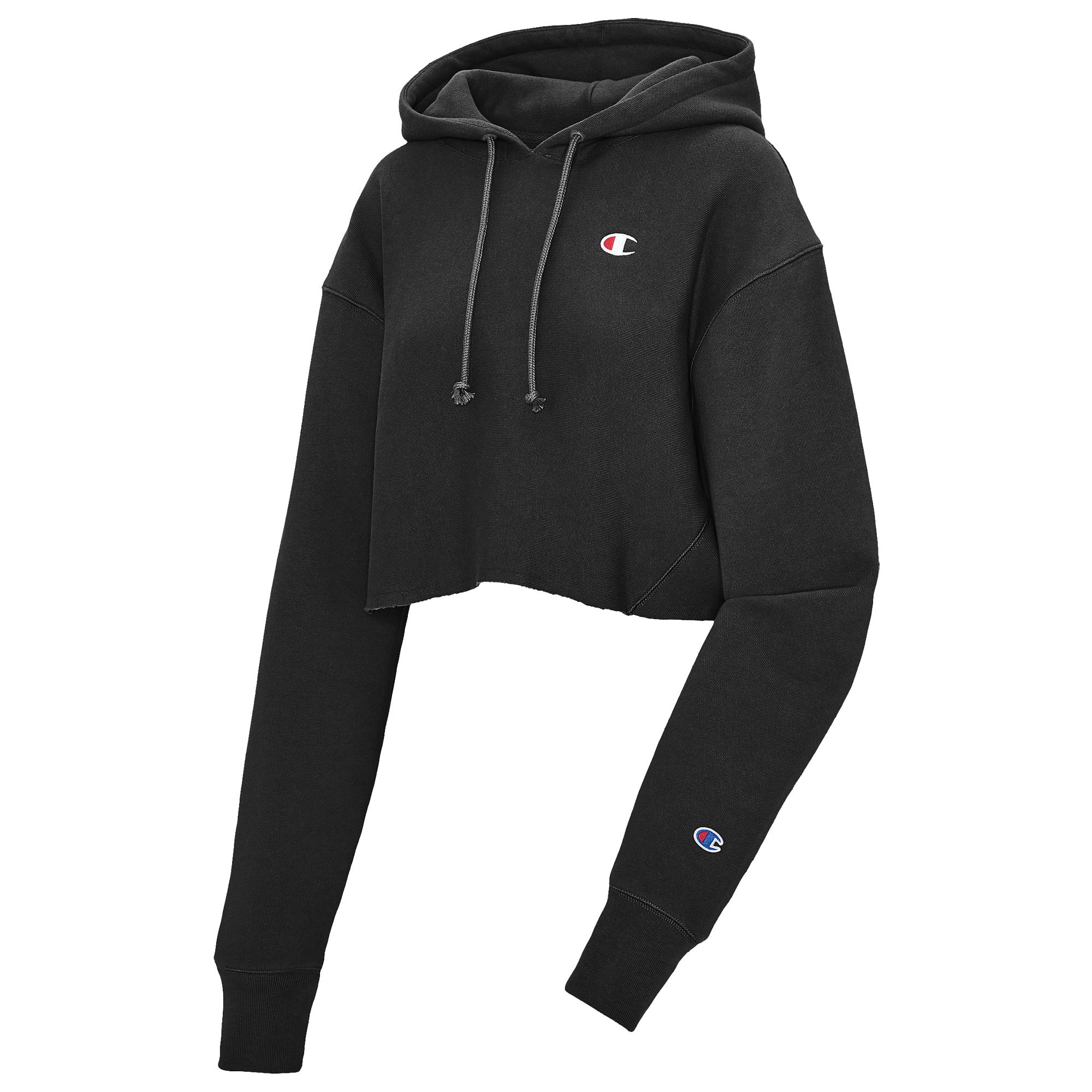 champion cut off hoodie