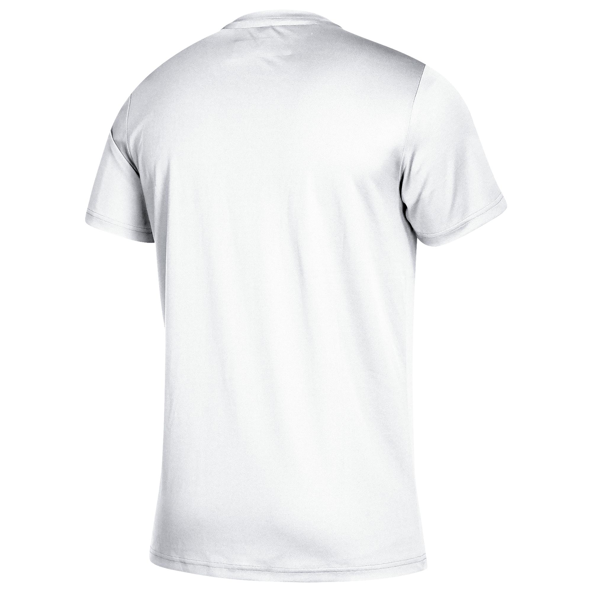 adidas Synthetic Team Clima Tech T-shirt in White for Men - Lyst