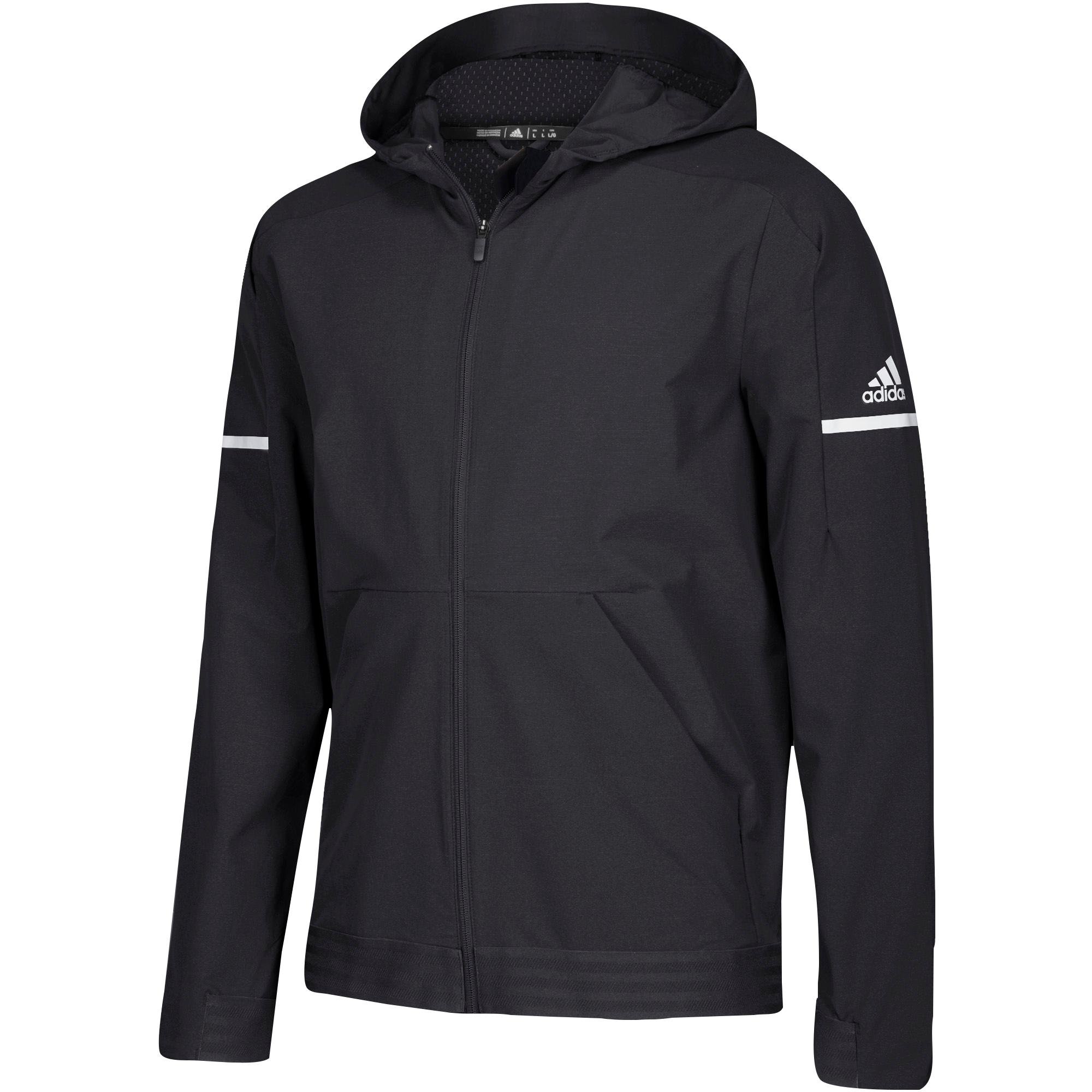 adidas Synthetic Team Squad Woven Jacket in Black/White (Black) for Men ...
