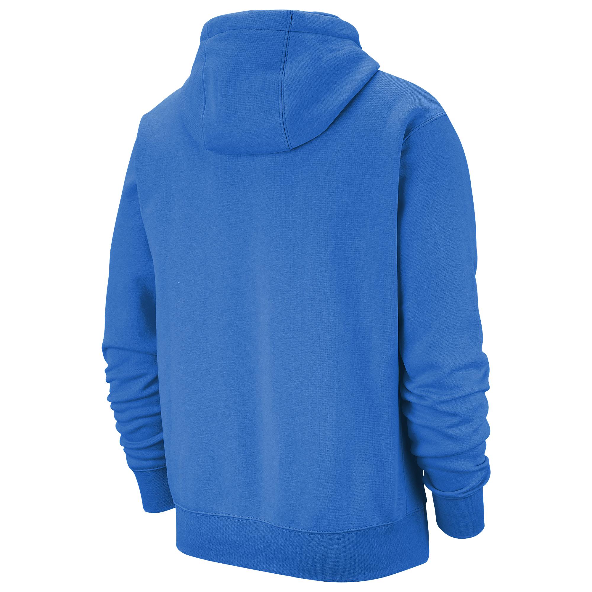 Nike Cotton Club Pullover Hoodie in Blue for Men - Lyst
