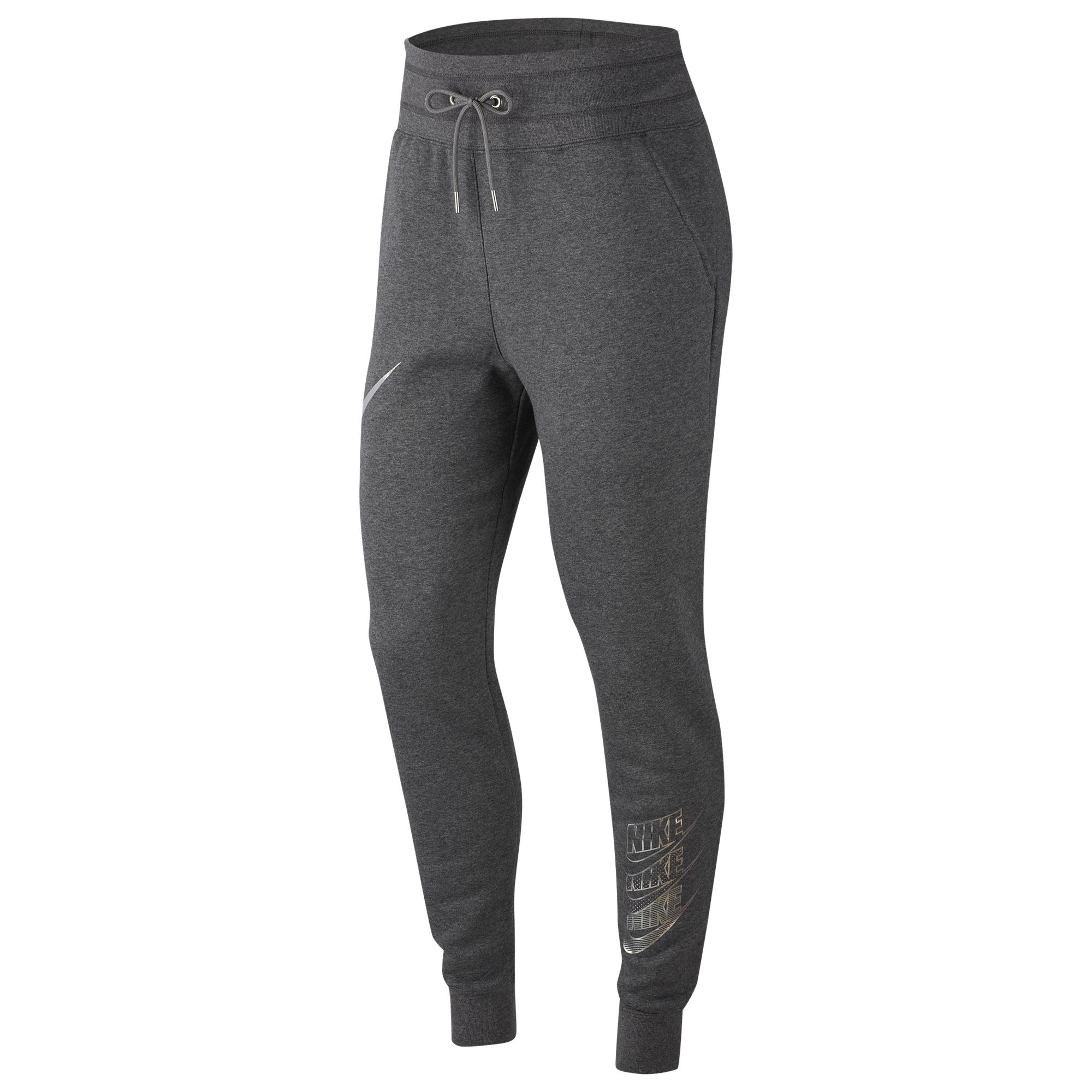 Nike Glam Dunk Fleece Pant in Charcoal 