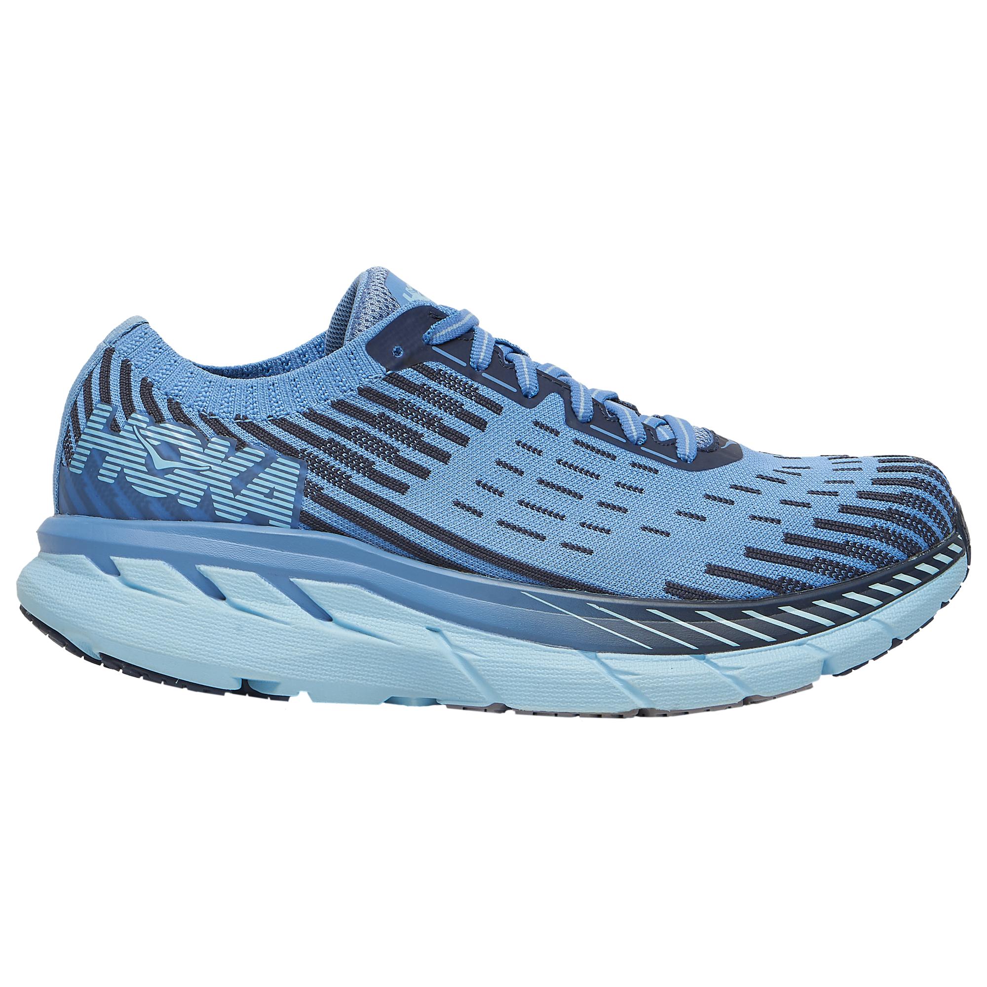 hoka clifton 5 knit pink
