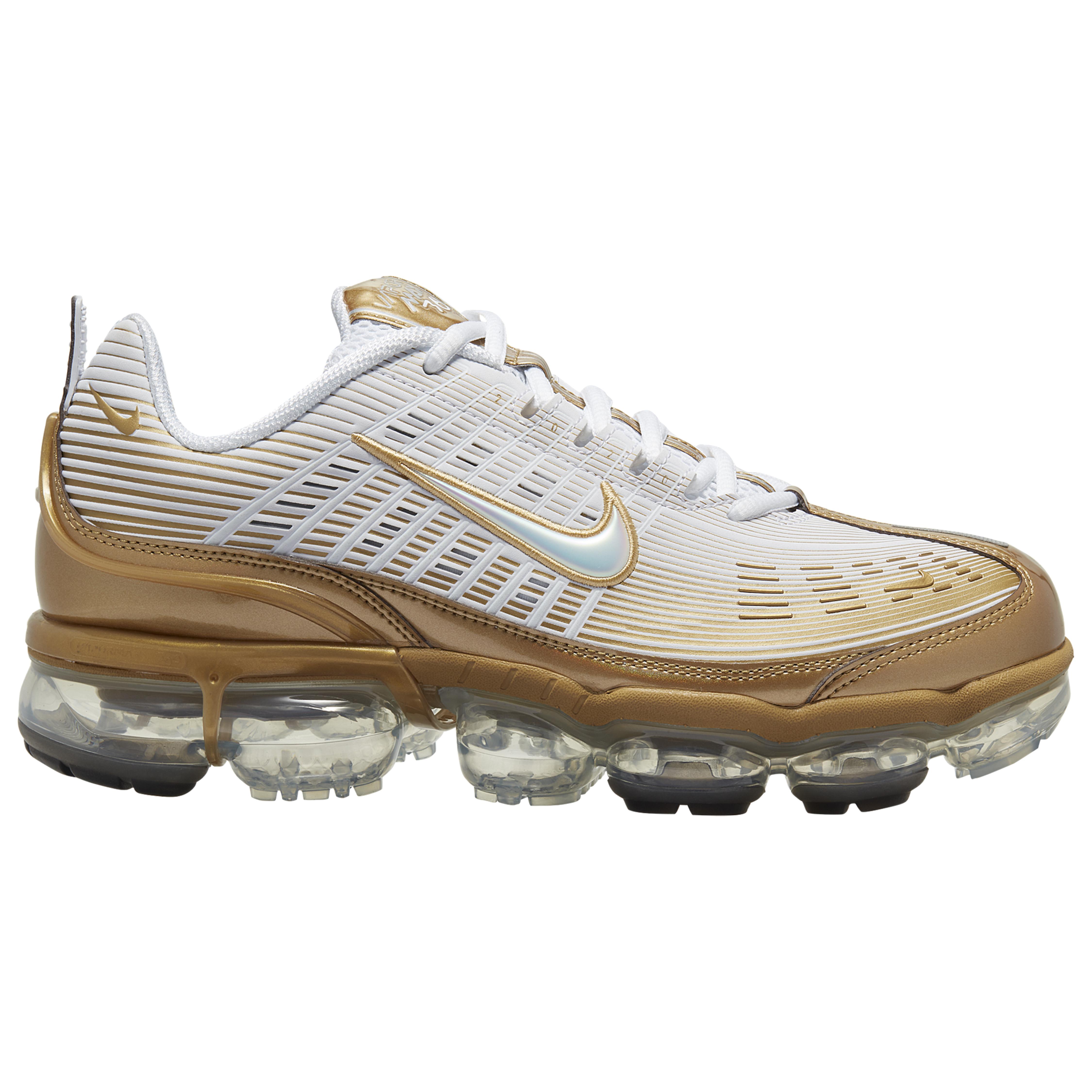 nike white and gold vapormax