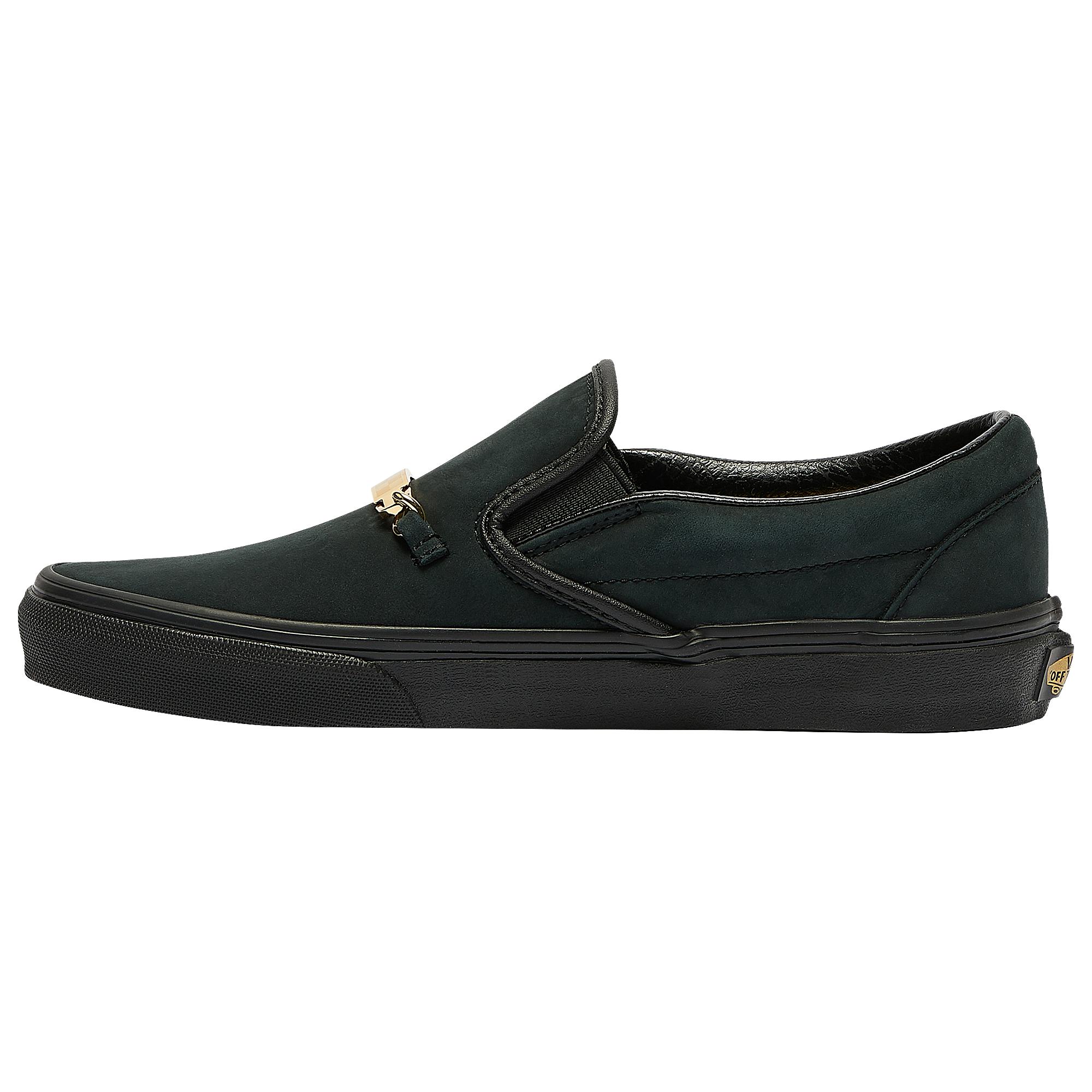Vans Canvas Classic Slip On Loafers in Black - Lyst
