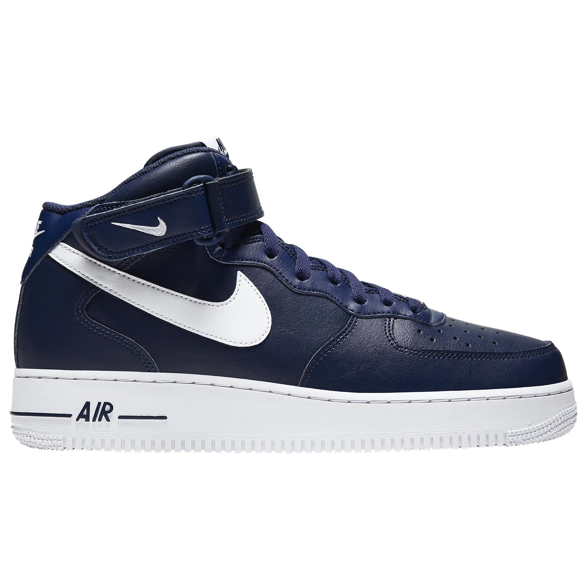 air force 1 mid navy blue