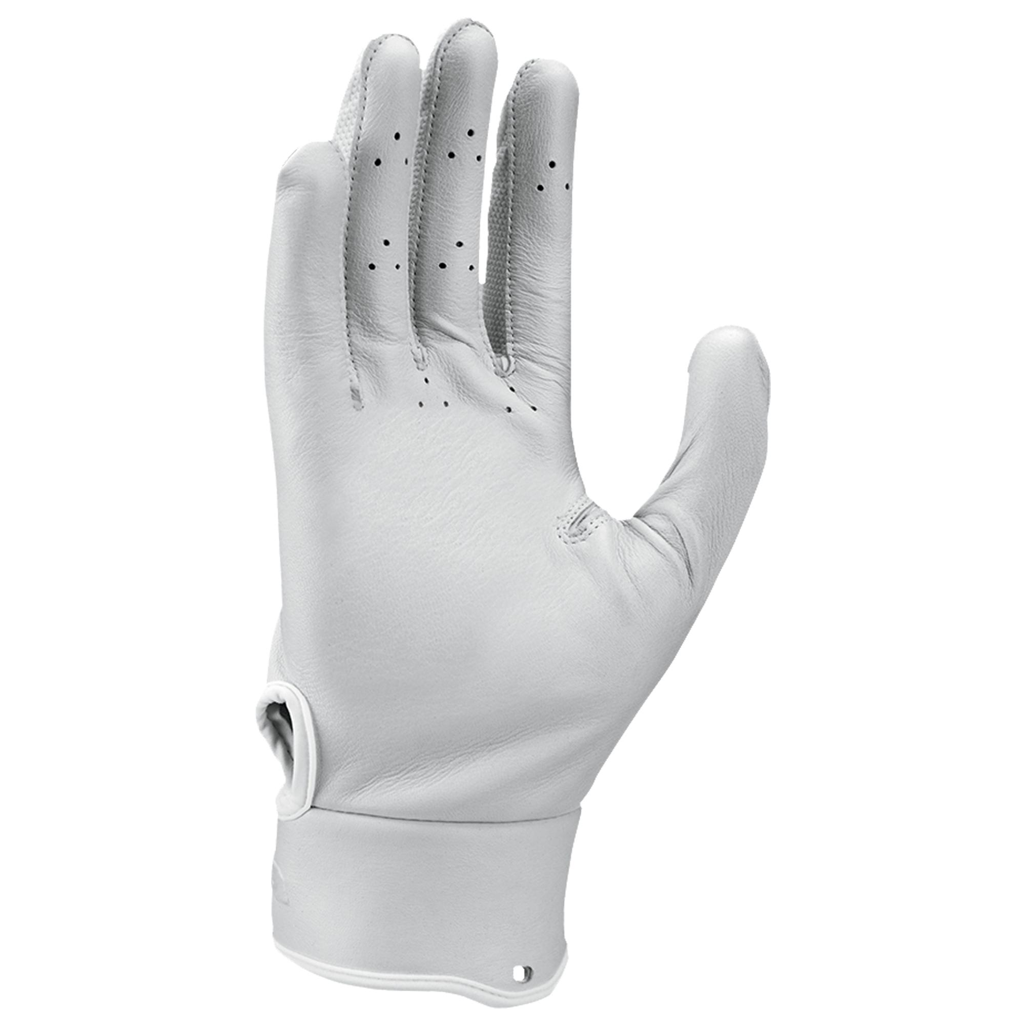 nike elite batting gloves white
