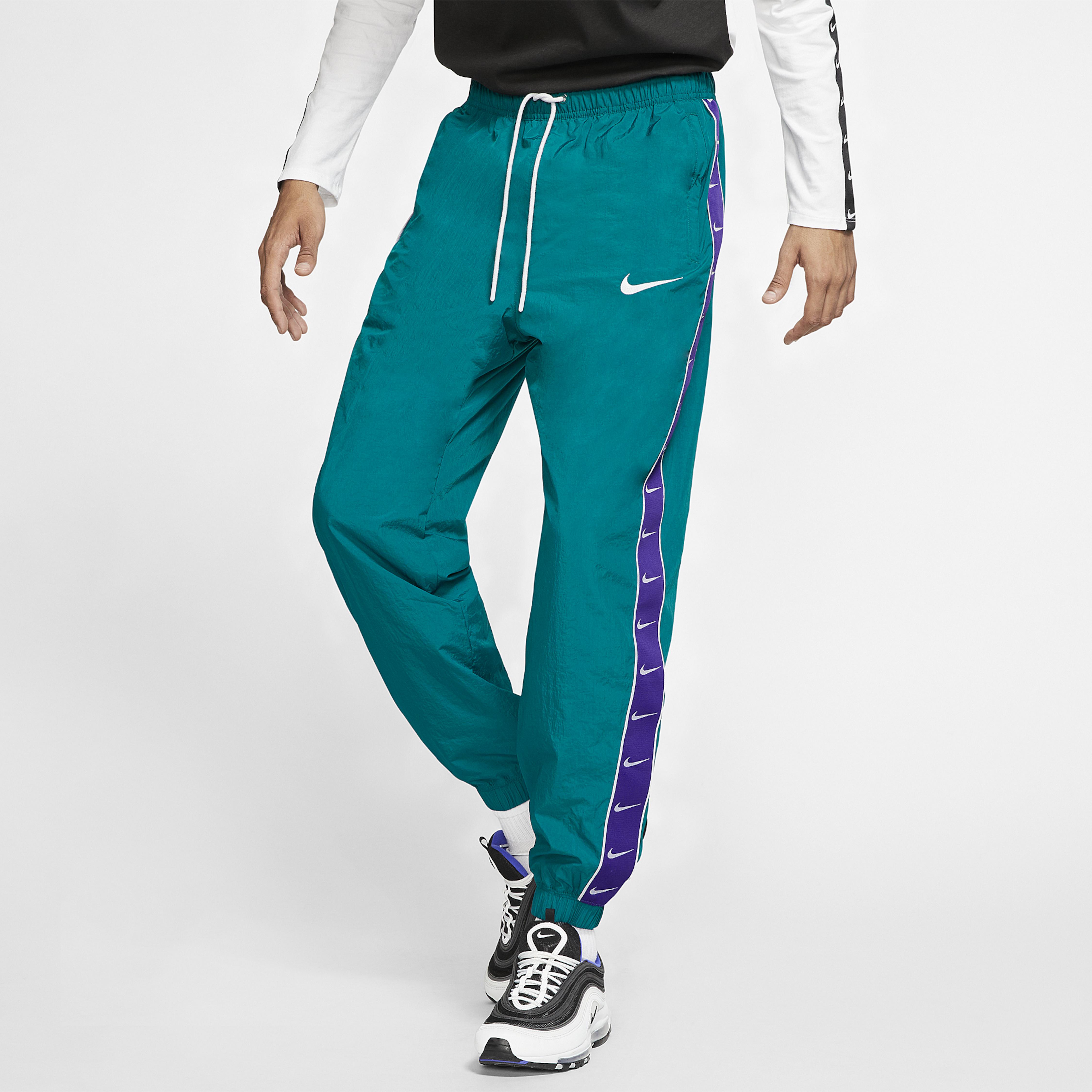 Nike Synthetic Swoosh Woven Pants in 