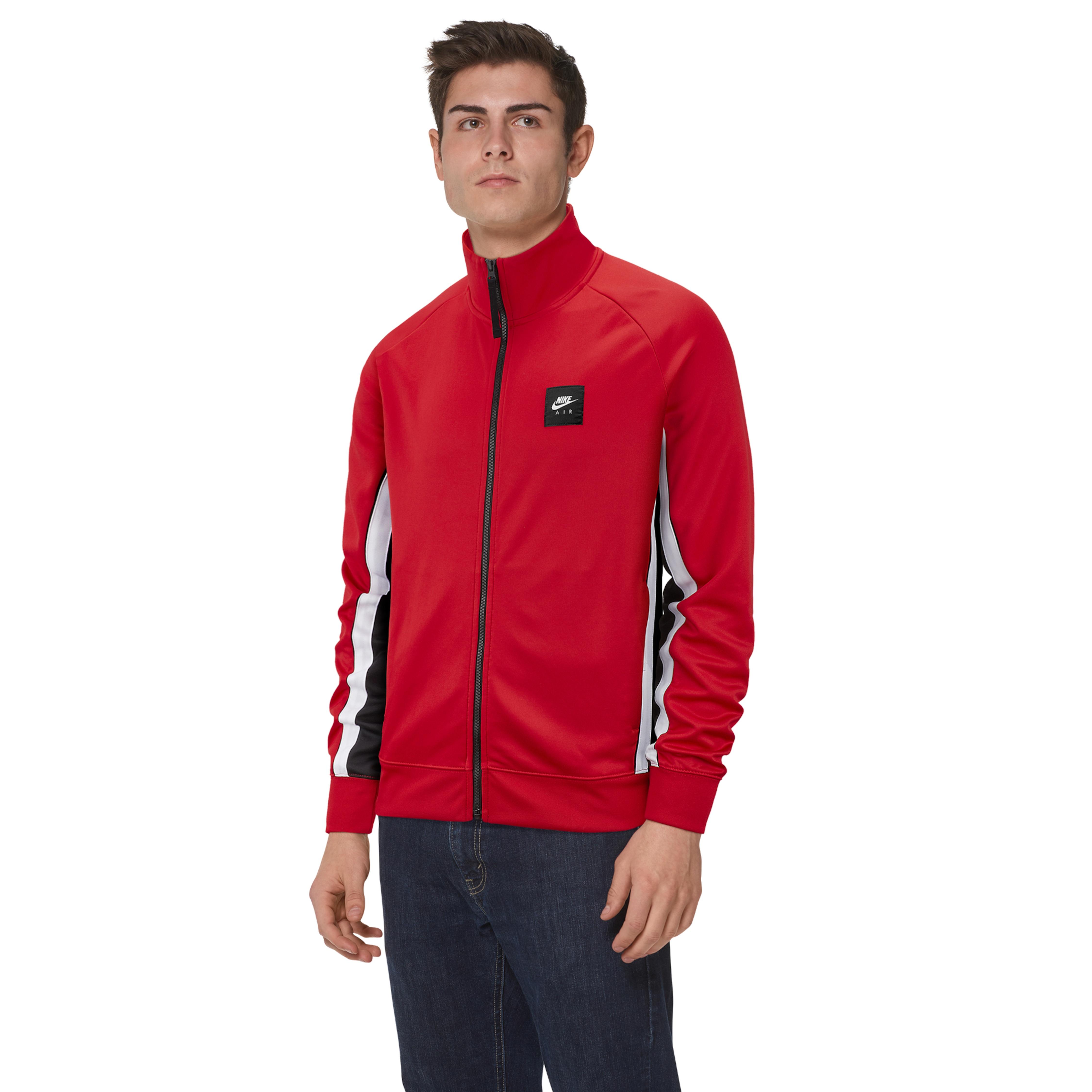 nike air jacket red