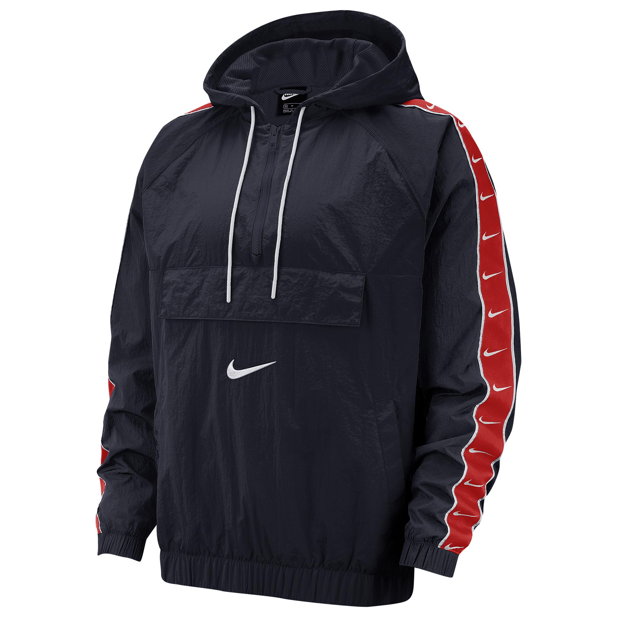 nike swoosh woven utility jacket
