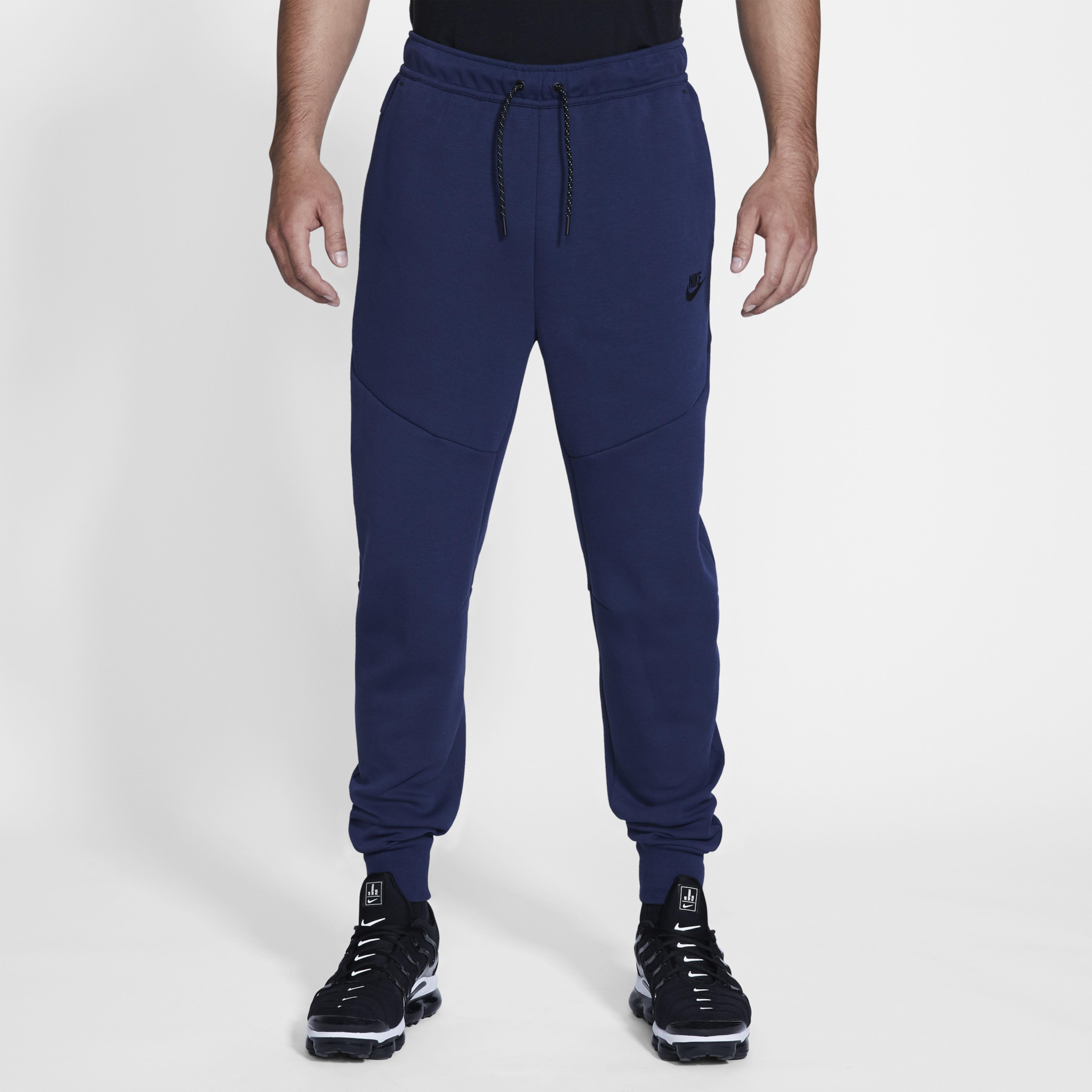 Nike Tech Fleece Jogger Pant in Midnight Navy/Black (Blue) for Men - Lyst