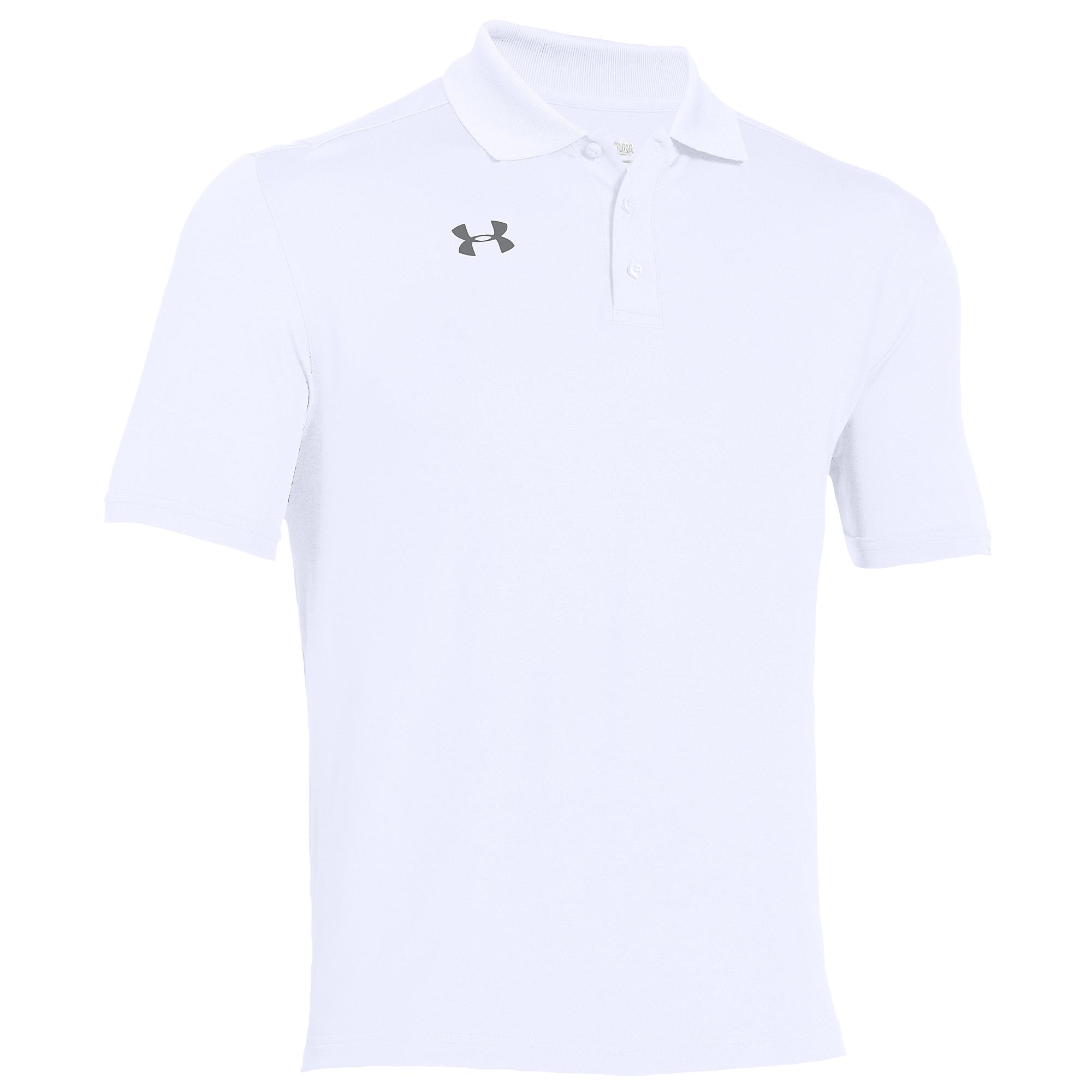 white under armour polo