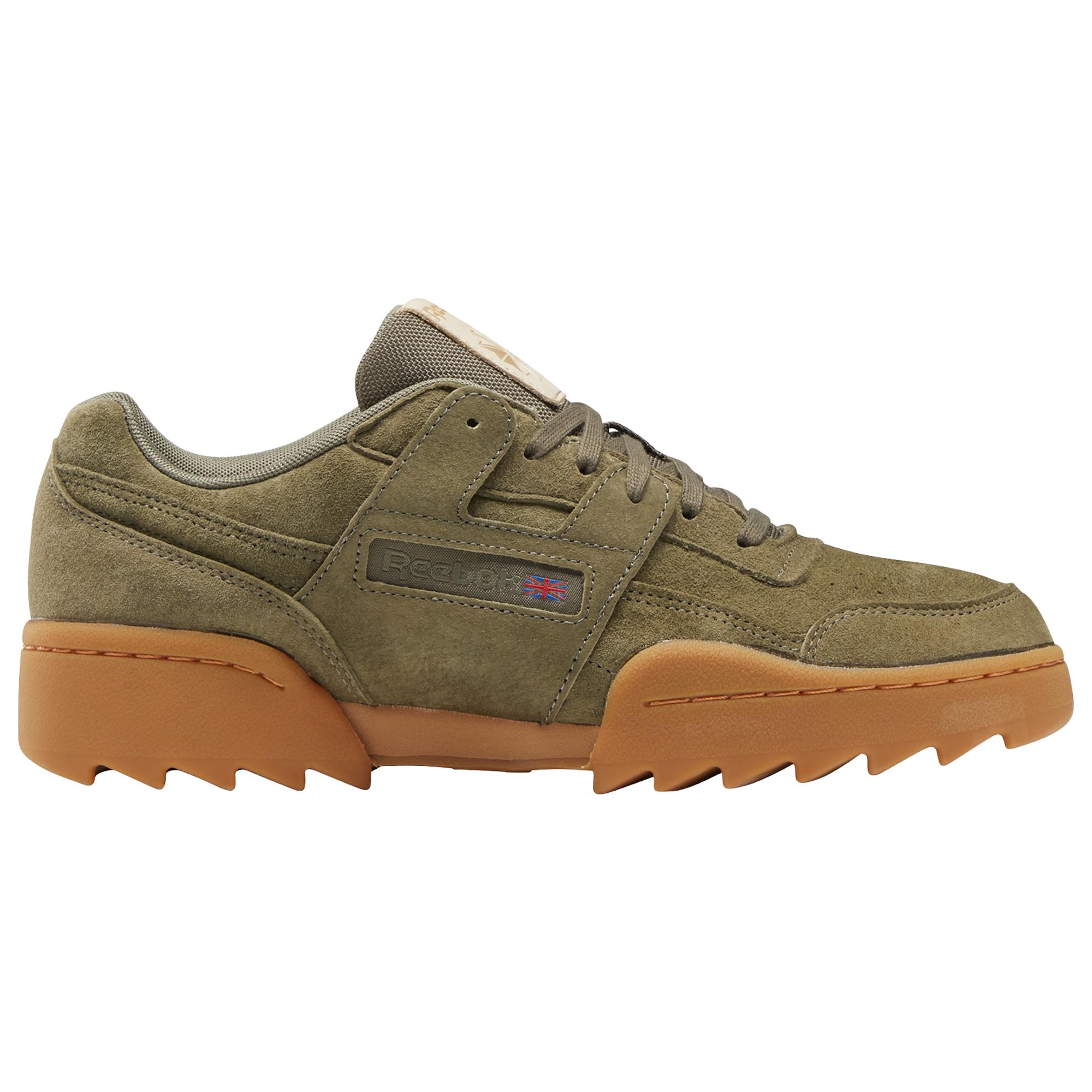 Reebok Leather Workout Plus Ripple - Training Shoes in Army Green/Tan  (Green) for Men - Save 34% | Lyst
