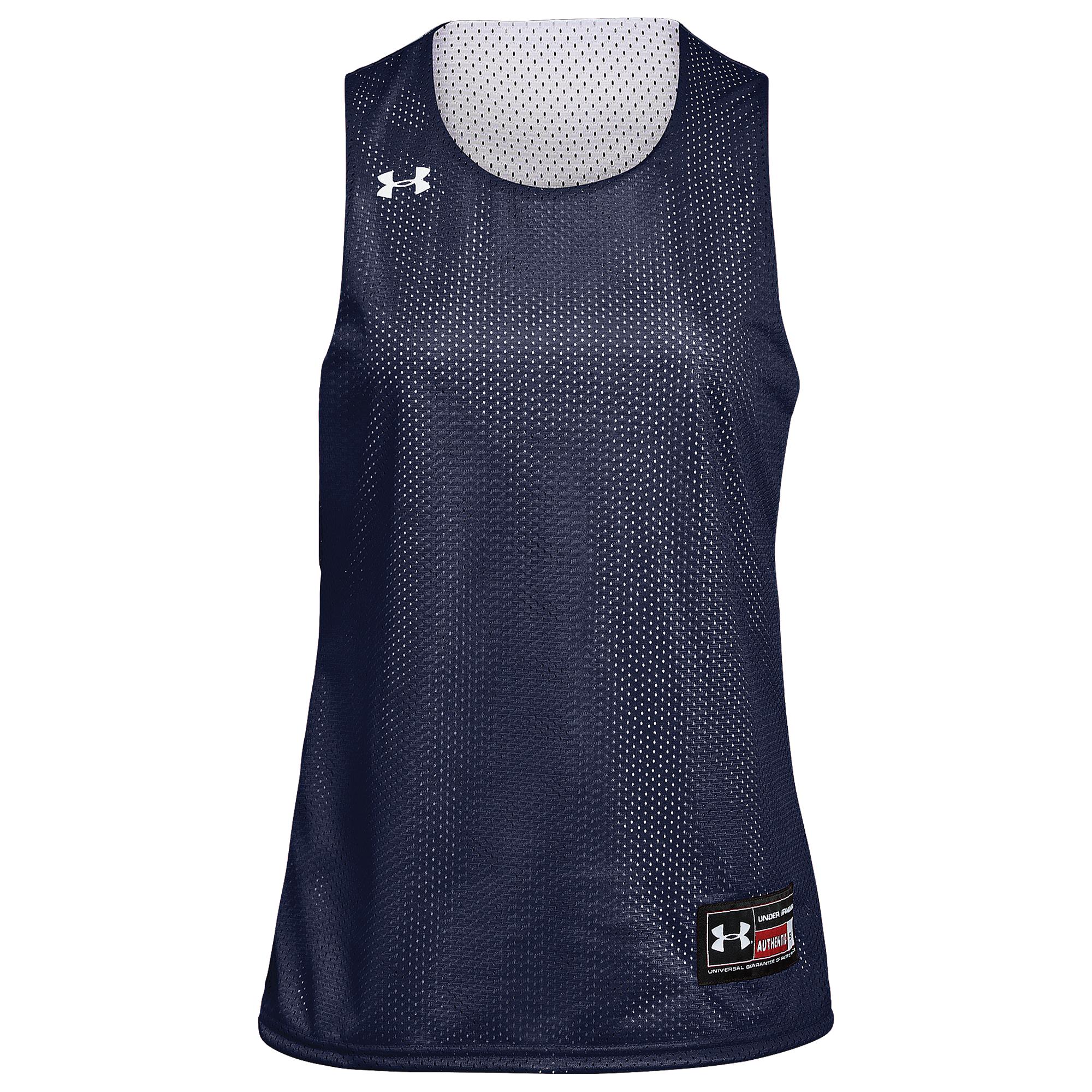 Under Armour Cotton Team Triple Double Jersey in Navy/White (Blue) - Lyst