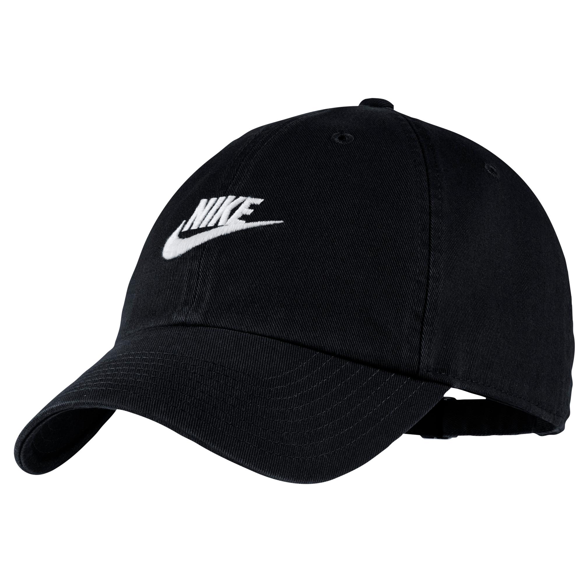 Nike Cotton H86 Futura Washed Cap In Blackwhite Black For Men Lyst