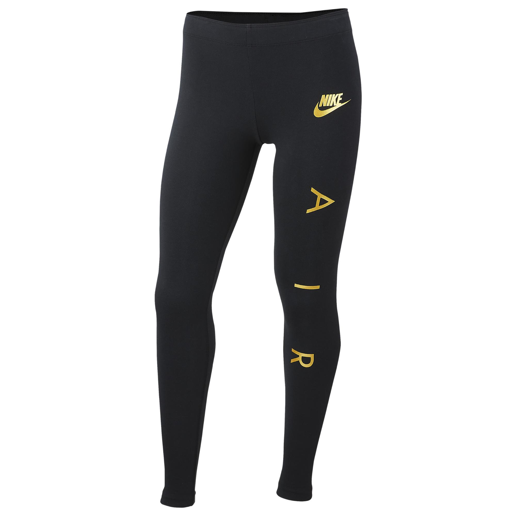 black and gold nike tights