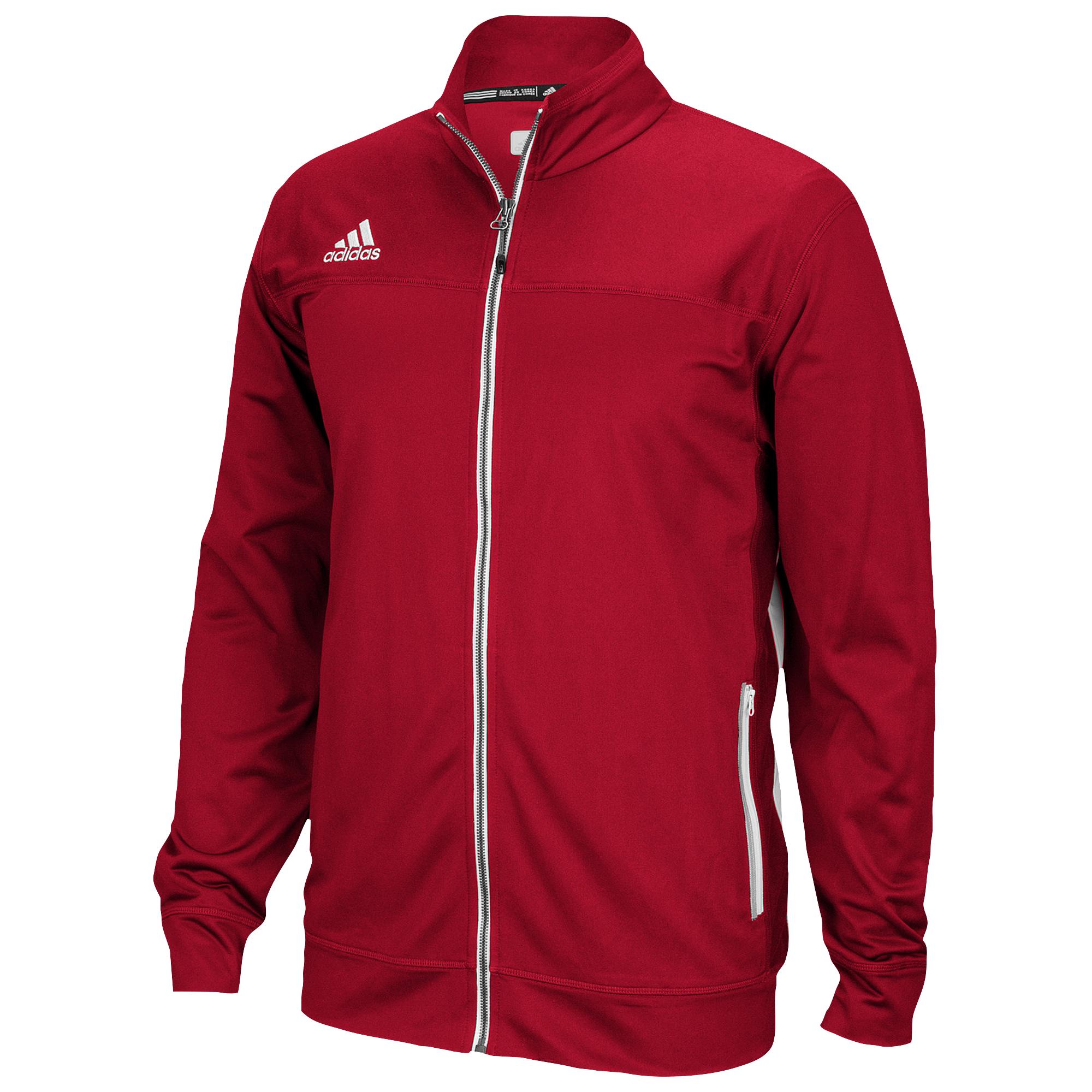 adidas Team Utility Jacket in Red for Men - Lyst