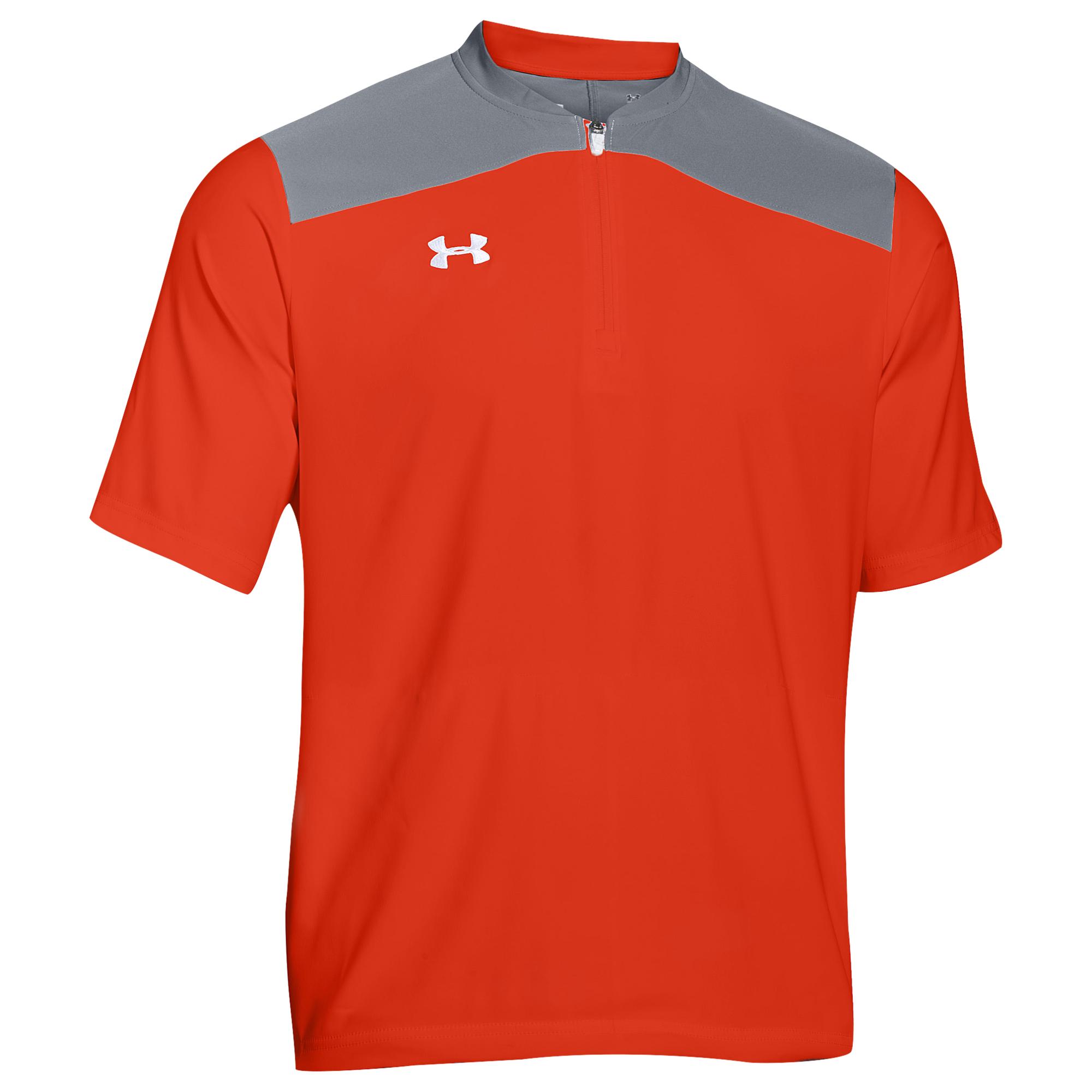 orange under armour jacket