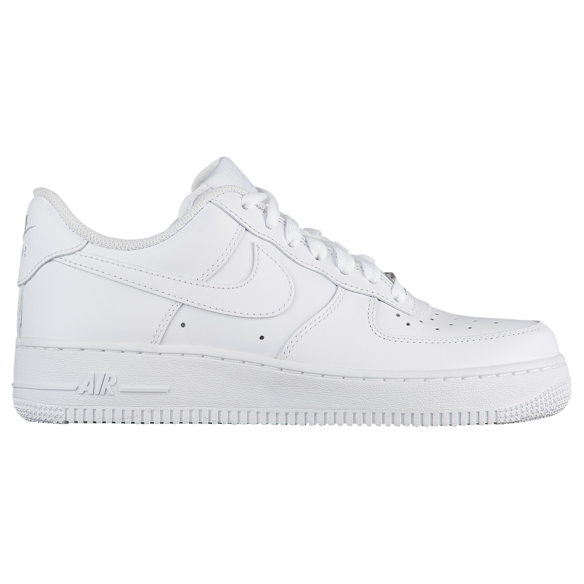 Nike Leather Air Force 1 07 Le Low - Shoes in White/White (White) - Save  10% - Lyst