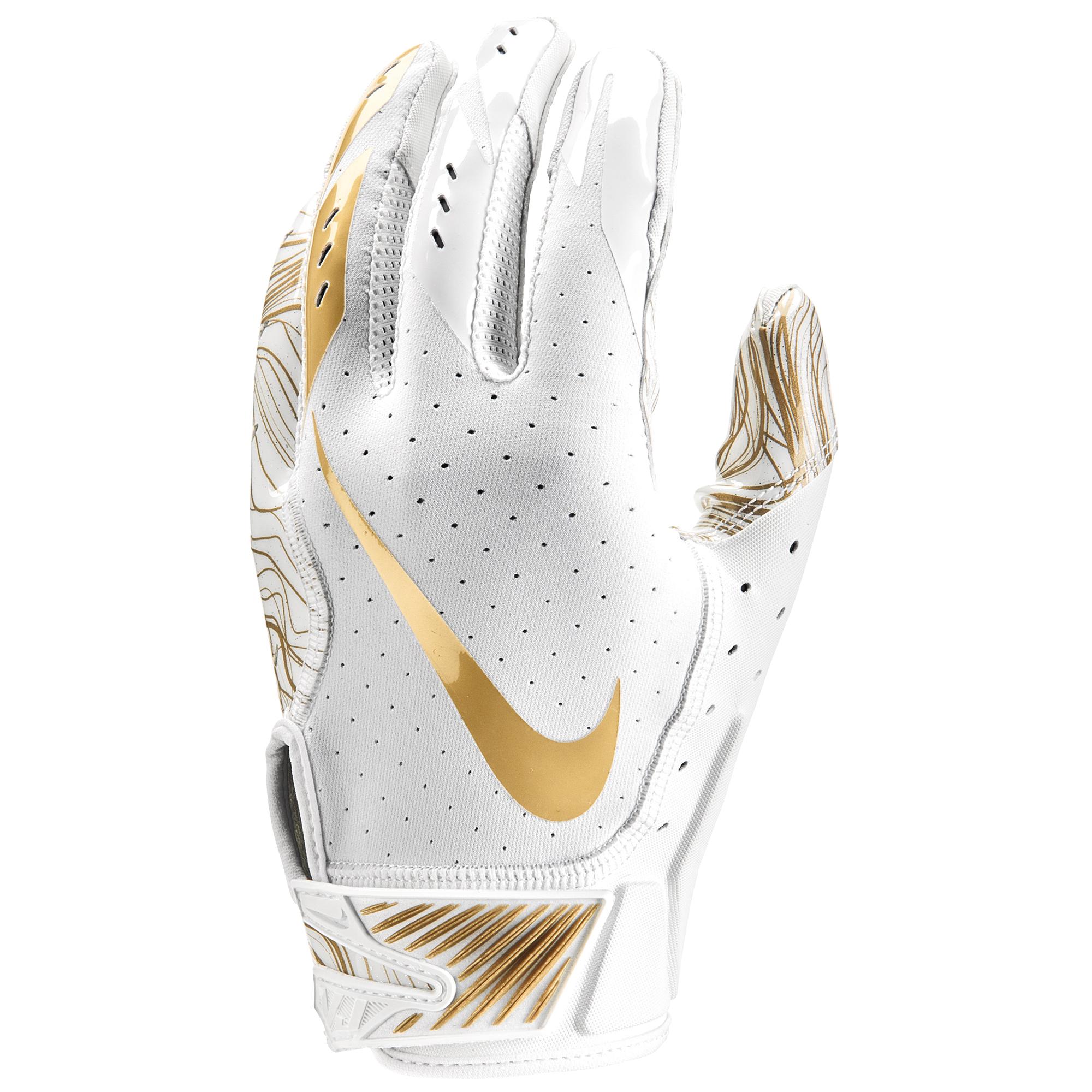 nike vapor jet 5.0 football gloves gold