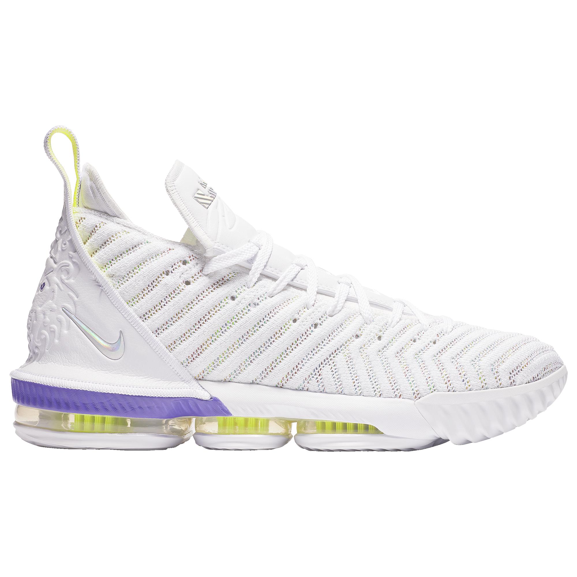 lebron 16 white multi bright crimson