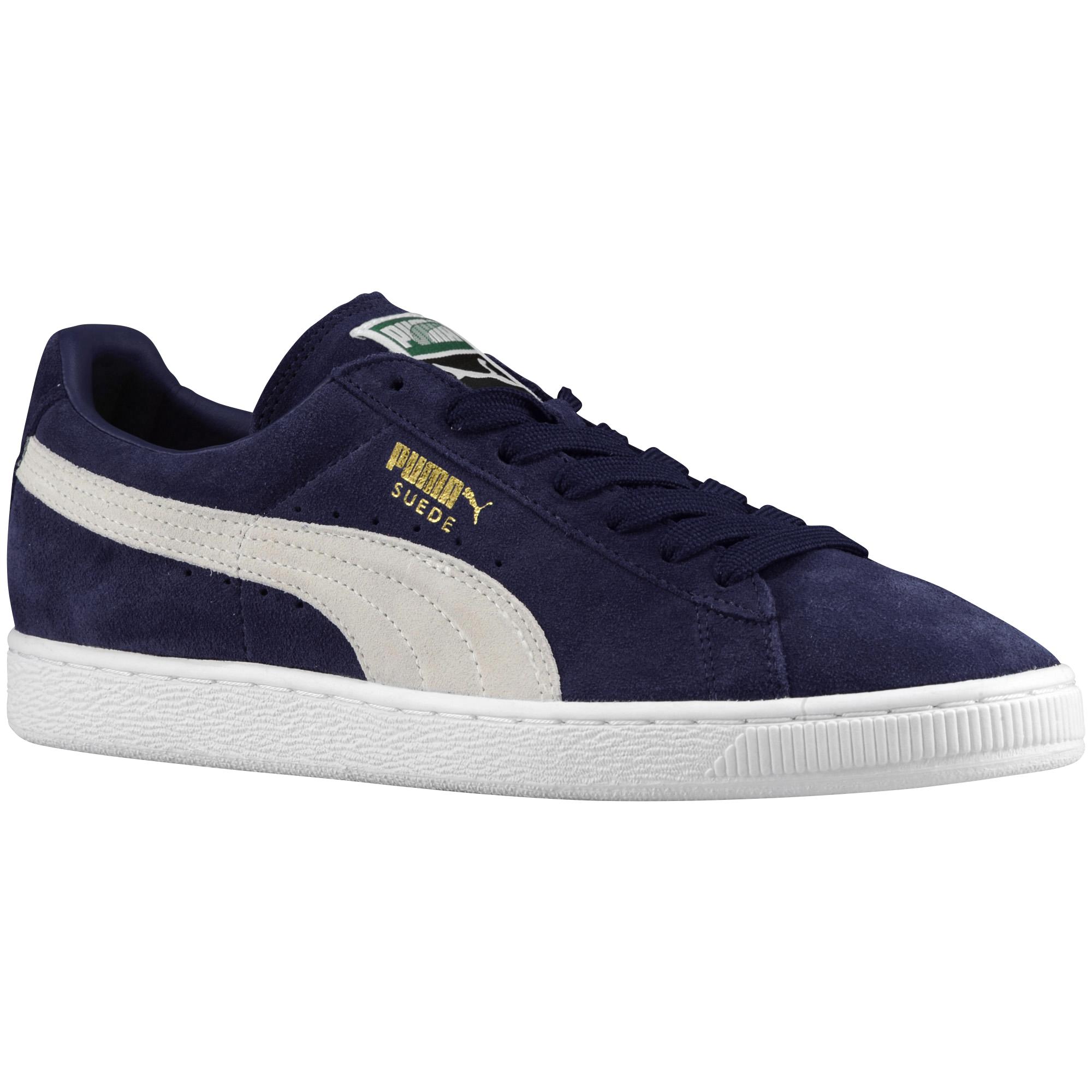 puma suede navy blue