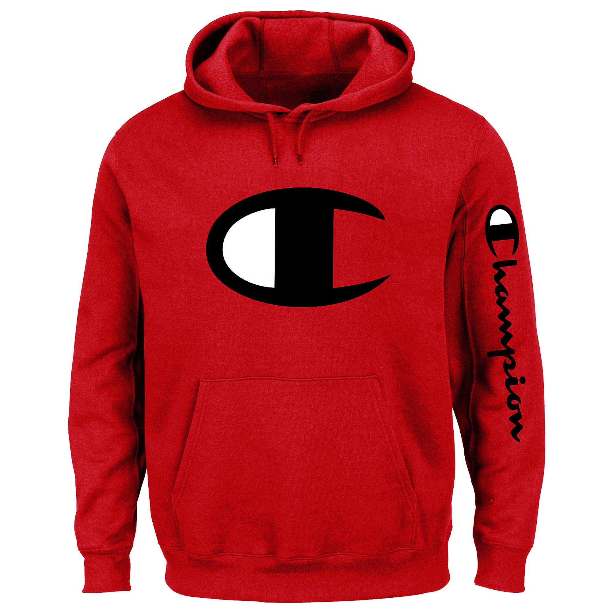 Champion Big And Tall Large  c Logo Hoodie  in Red for Men 