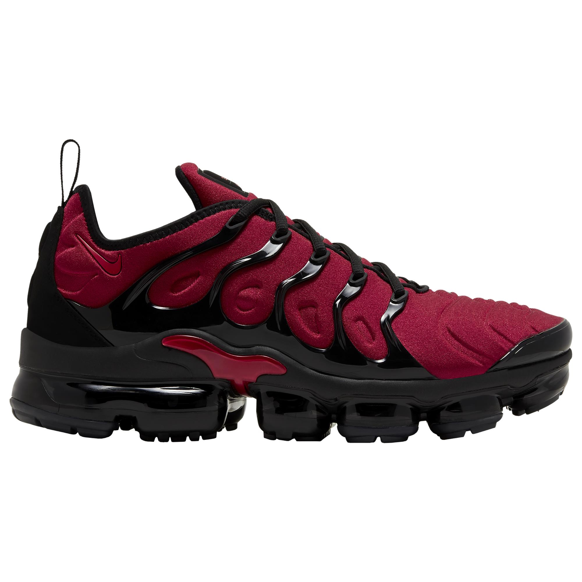 nike air vapormax plus black white red